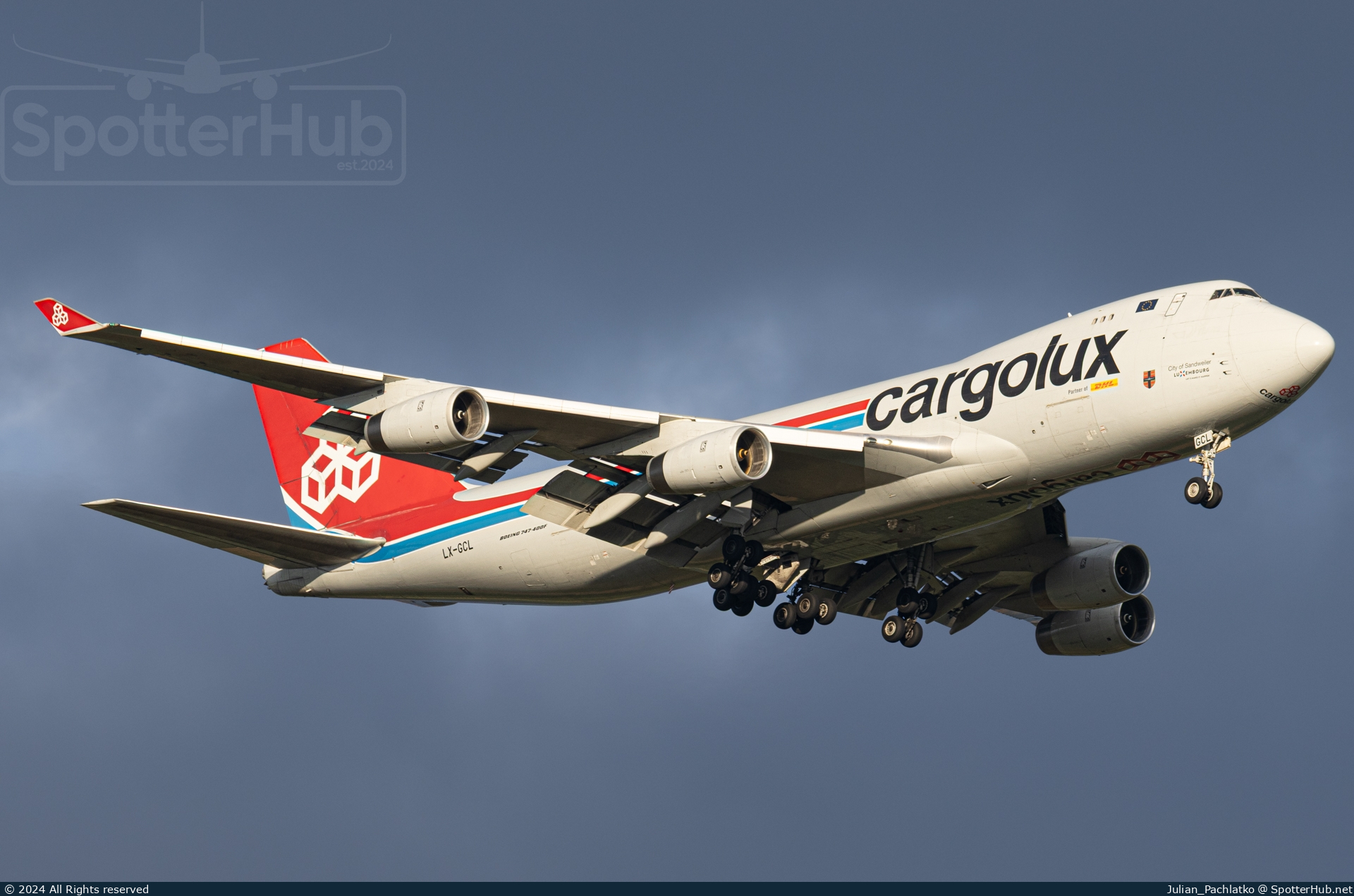 Photo of LX-GCL - Boeing 747-467F operated by Cargolux
