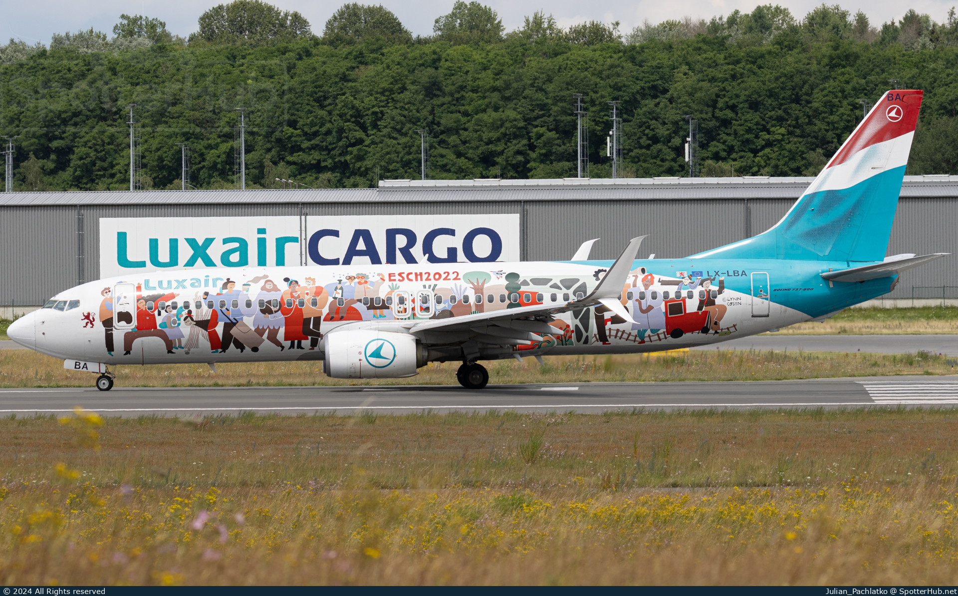 Photo of LX-LBA - Boeing 737-8C9 operated by Luxair