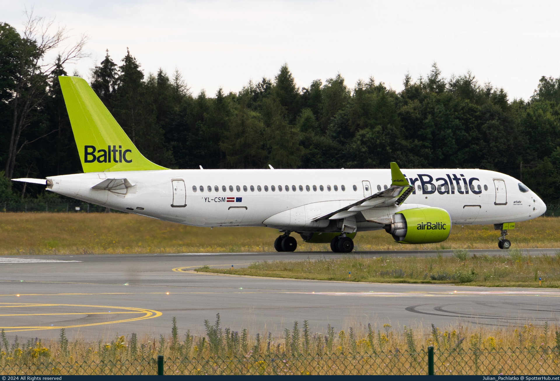 Photo of YL-CSM - Airbus A220-300 operated by airBaltic