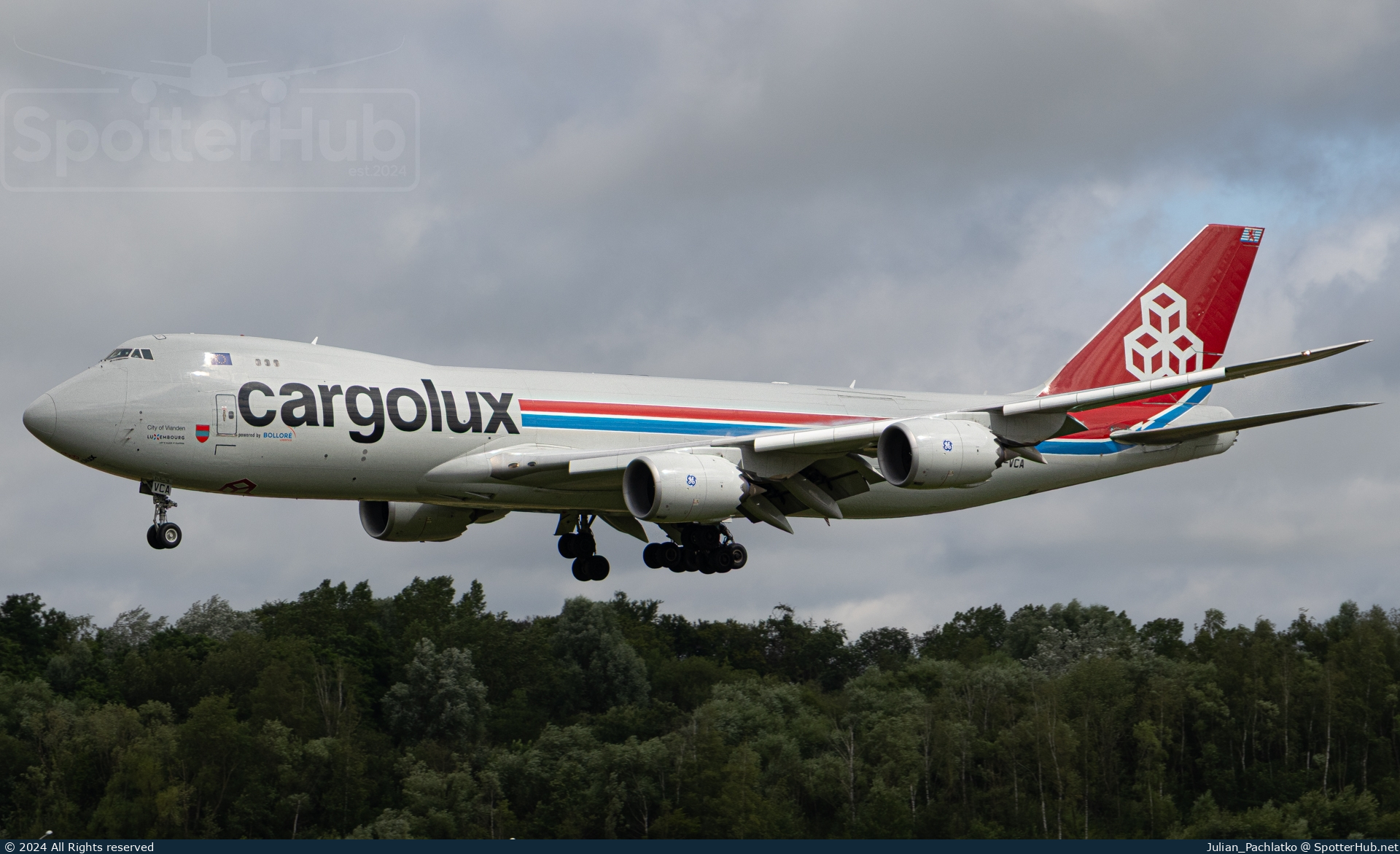 Photo of LX-VCA - Boeing 747-8R7F operated by Cargolux