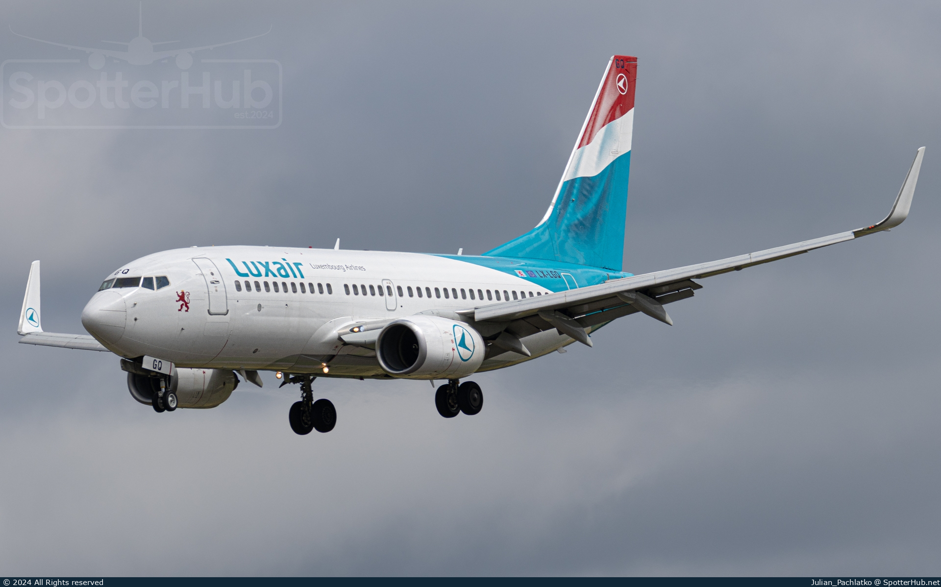 Photo of LX-LGQ - Boeing 737-7C9 operated by Luxair