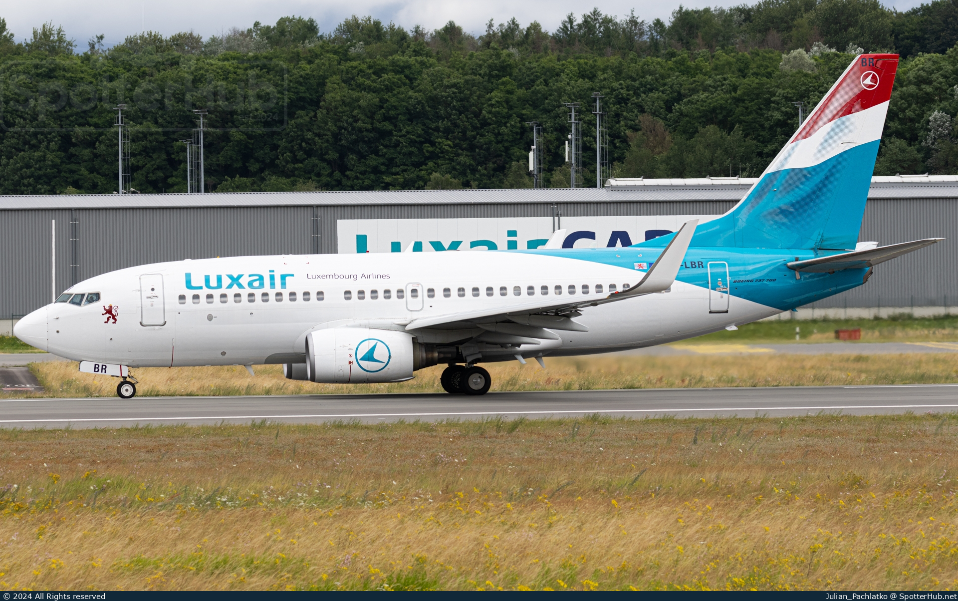Photo of LX-LGR - Boeing 737-7C9 operated by Luxair