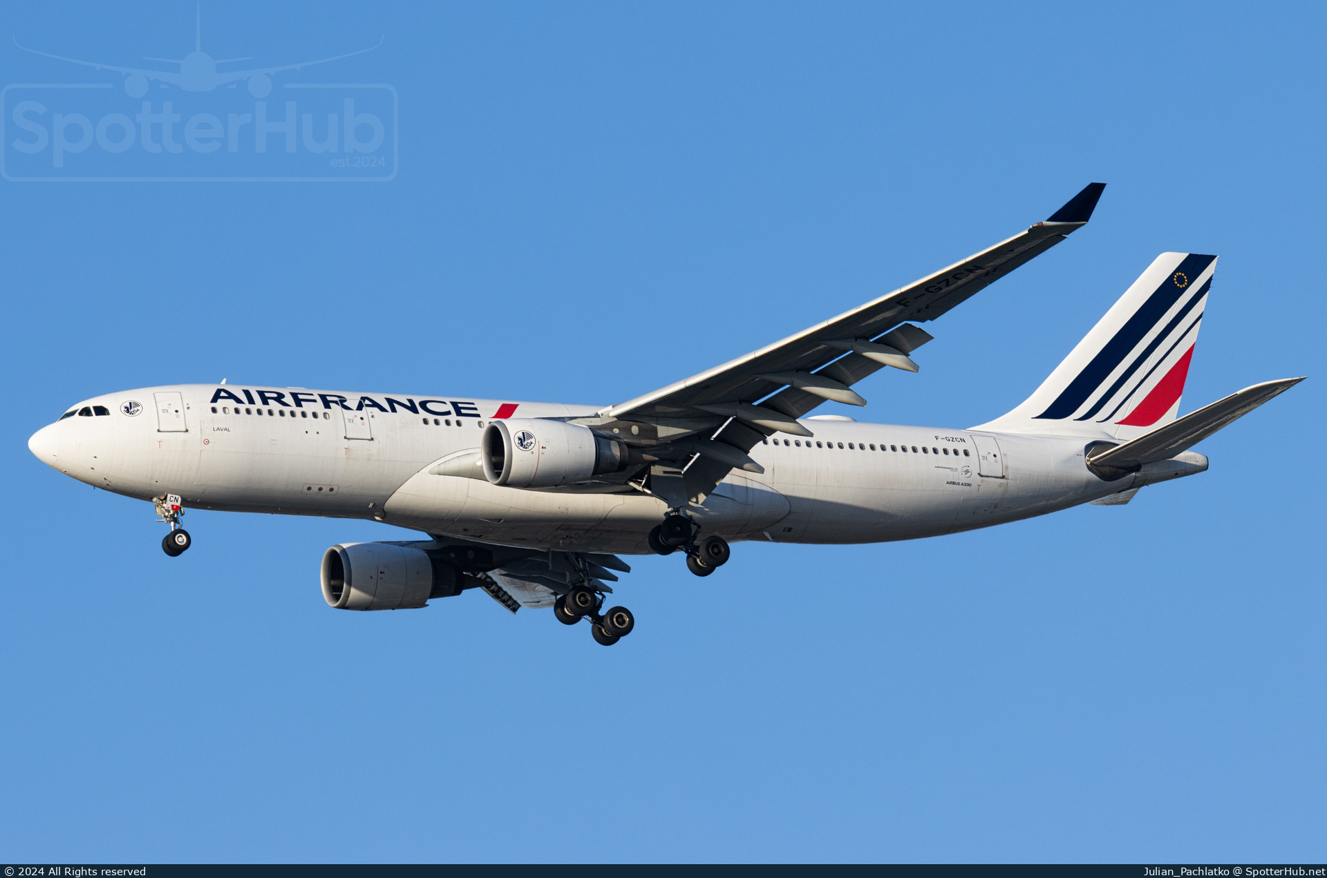 Photo of F-GZCN - Airbus A330-203 operated by Air France