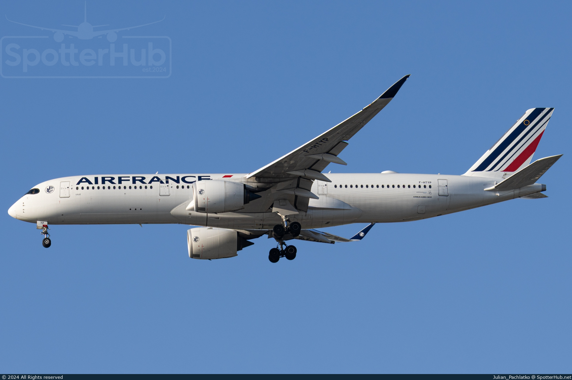 Photo of F-HTYP - Airbus A350-941 operated by Air France