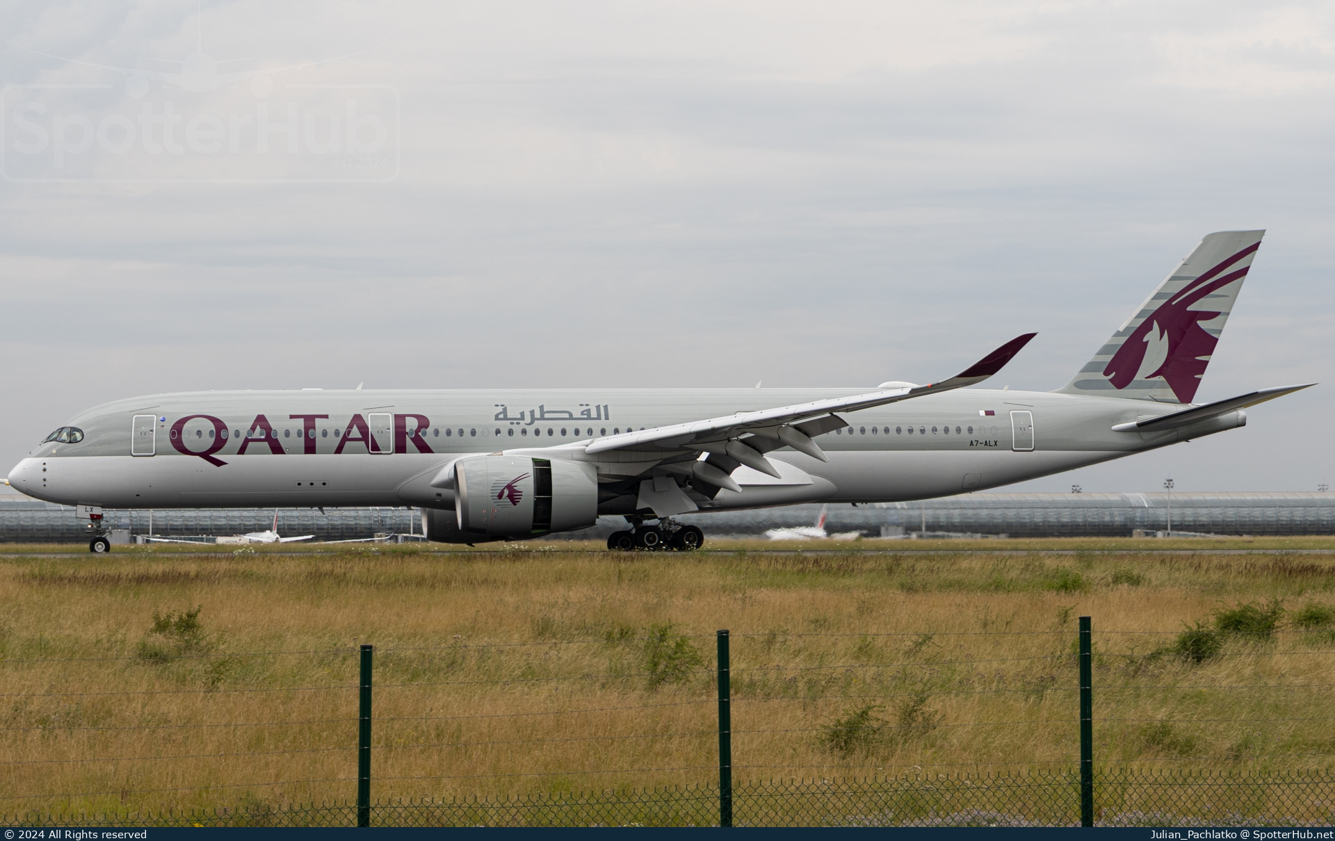 Photo of A7-ALX - Airbus A350-941 operated by Qatar Airways