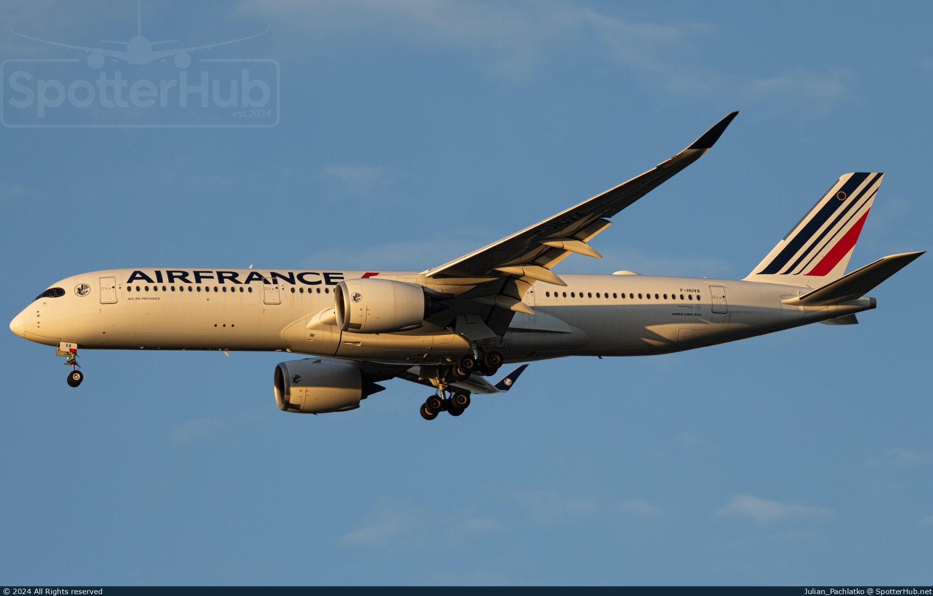 Photo of F-HUVA - Airbus A350-941 operated by Air France
