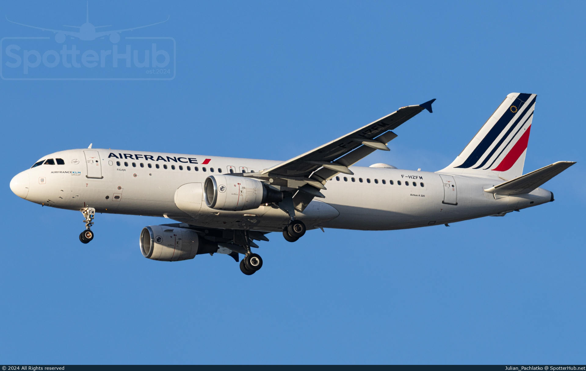 Photo of F-HZFM - Airbus A320-216 operated by Air France