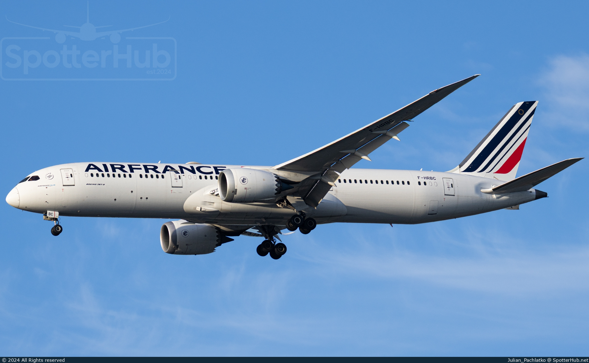 Photo of F-HRBC - Boeing 787-9 Dreamliner operated by Air France