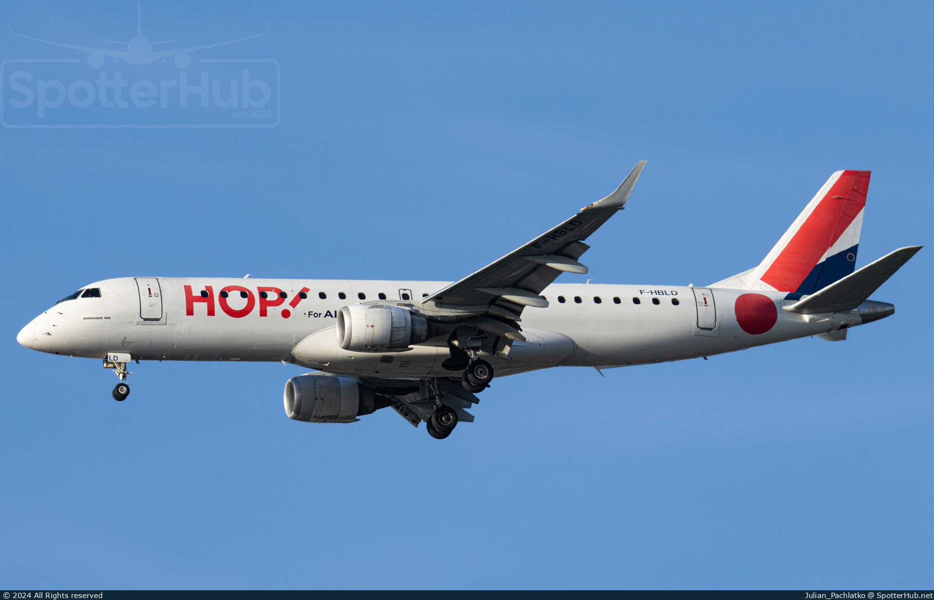 Photo of F-HBLD - Embraer ERJ-190LR operated by Air France HOP