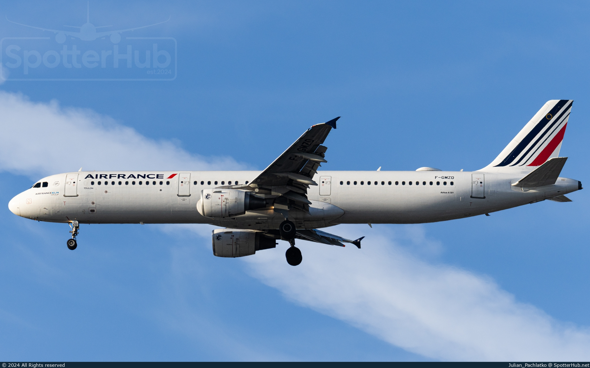 Photo of F-GMZD - Airbus A321-111 operated by Air France