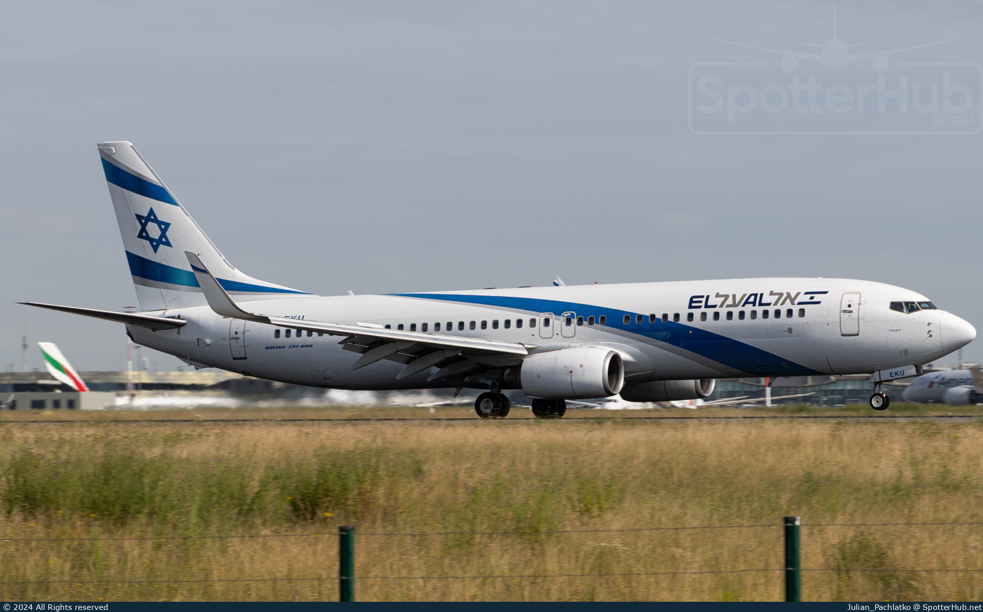 Photo of 4X-EKU - Boeing 737-8Z9 operated by El Al Israel Airlines