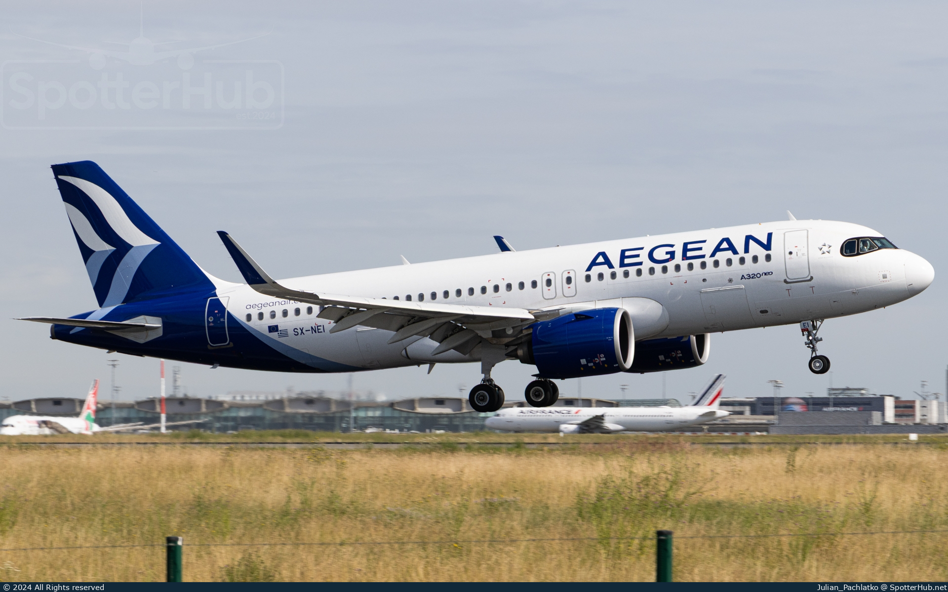 Photo of SX-NEI - Airbus A320-271N operated by Aegean Airlines