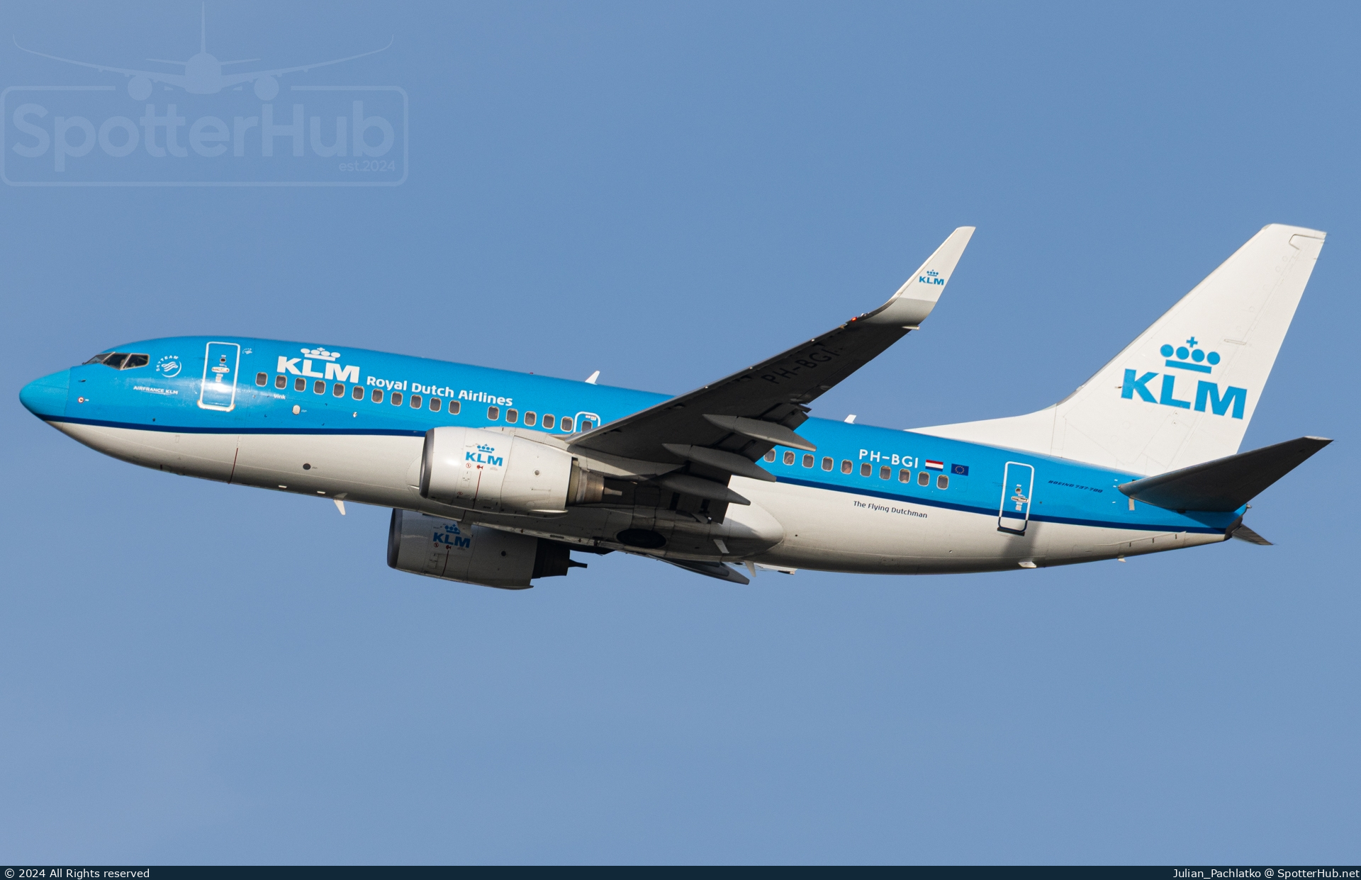 Photo of PH-BGI - Boeing 737-7K2 operated by KLM Royal Dutch Airlines