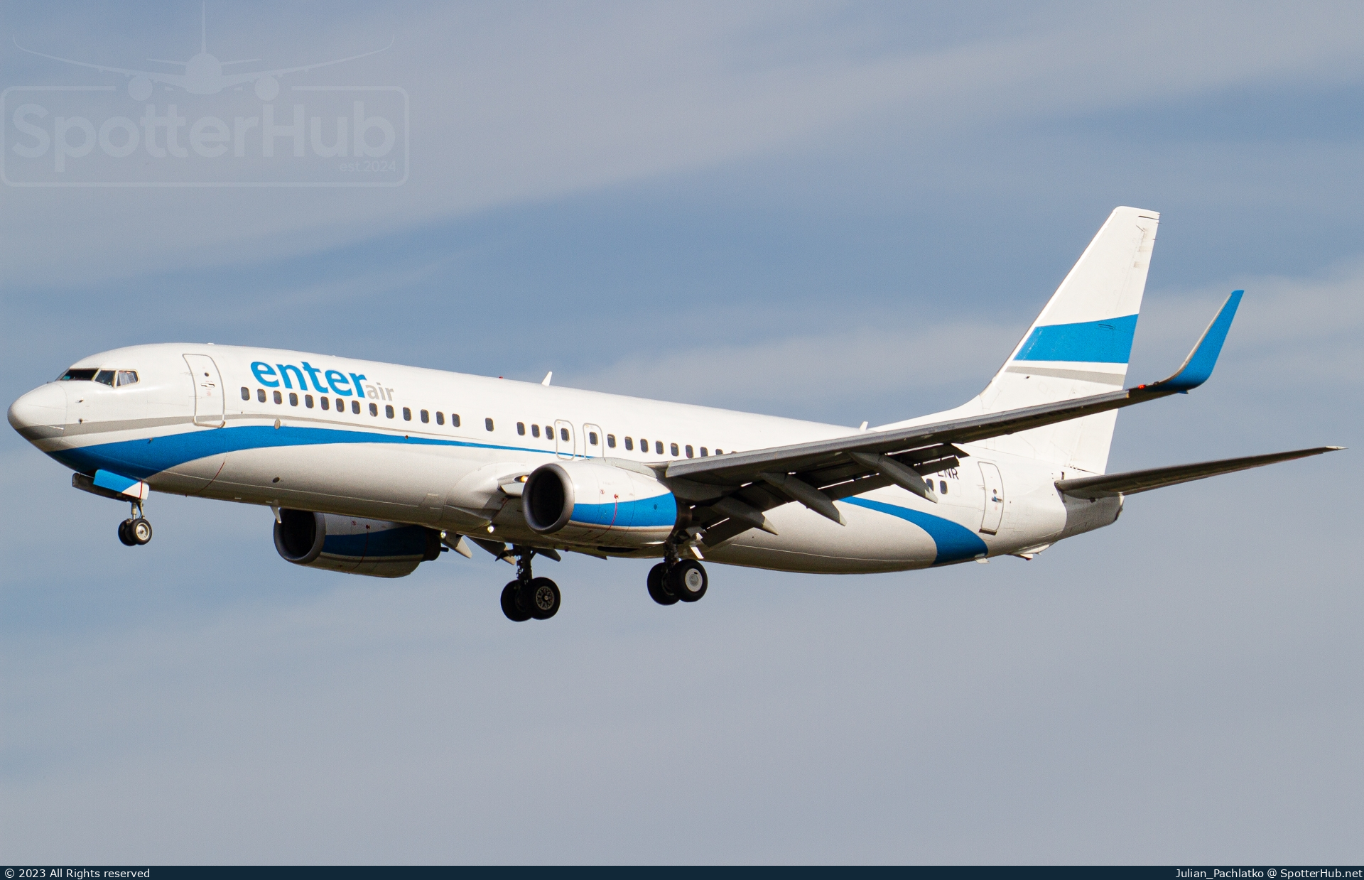 Photo of SP-ENR - Boeing 737-8Q8 operated by Enter Air