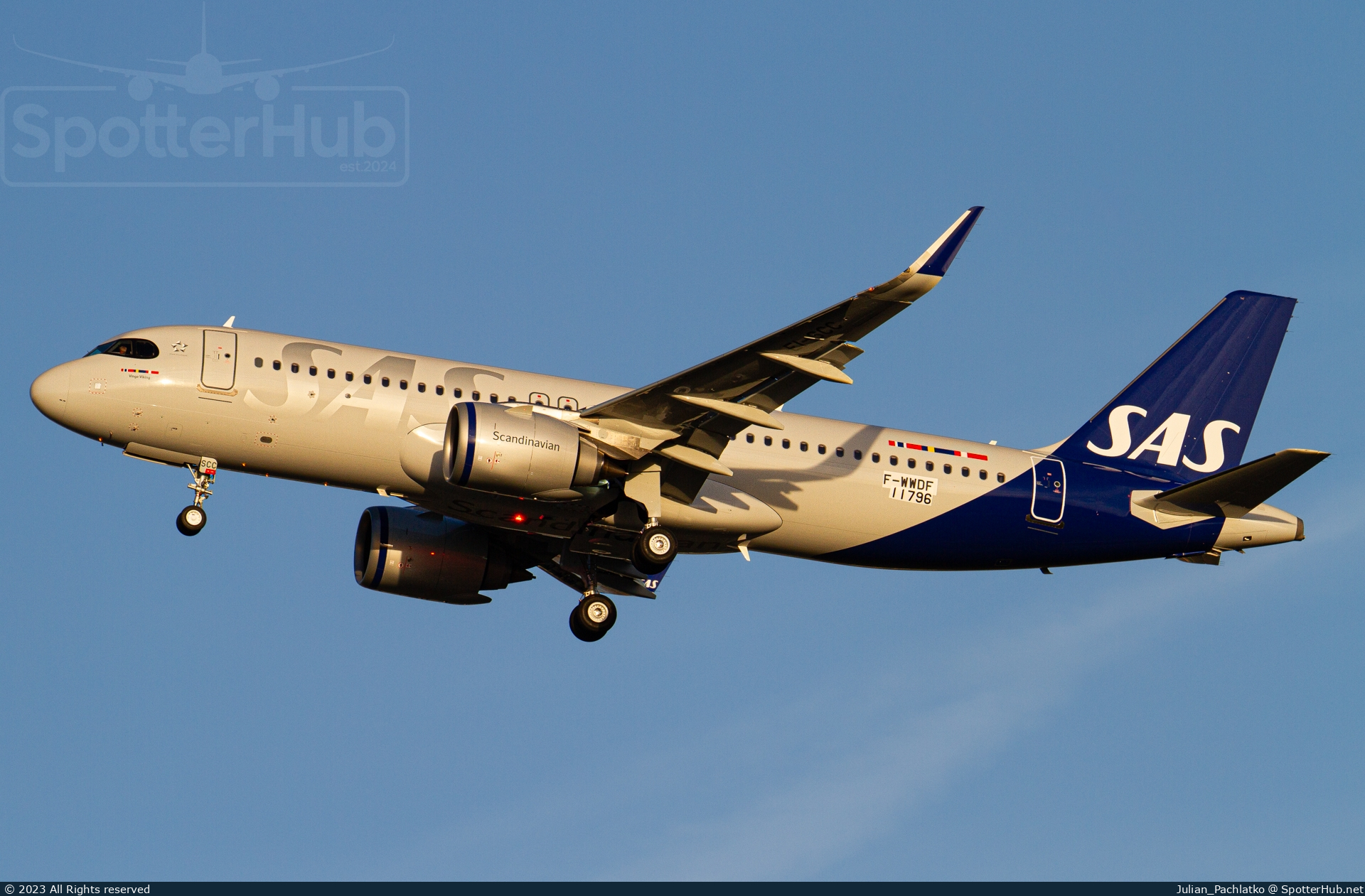 Photo of F-WWDF - Airbus A320-251N operated by SAS Scandinavian Airlines