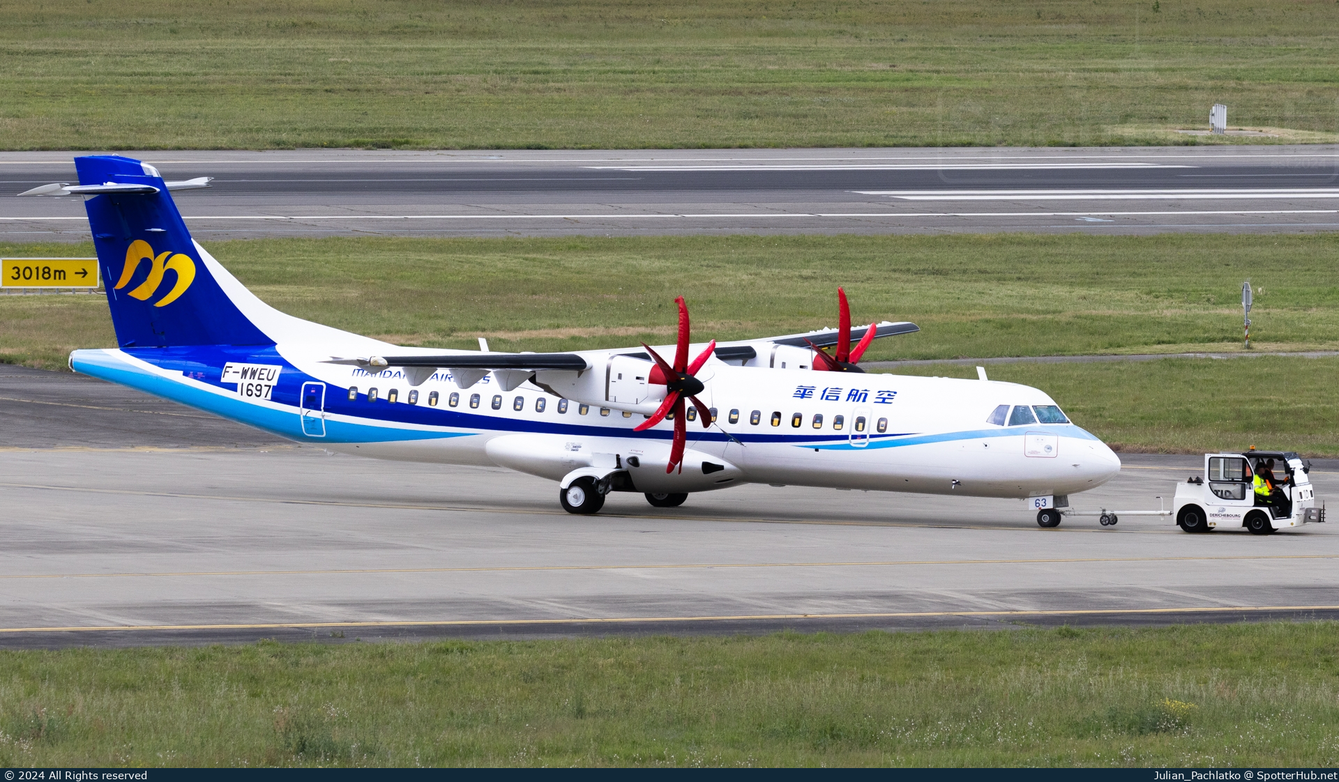 Photo of F-WWEU - ATR 72-600 operated by Mandarin Airlines