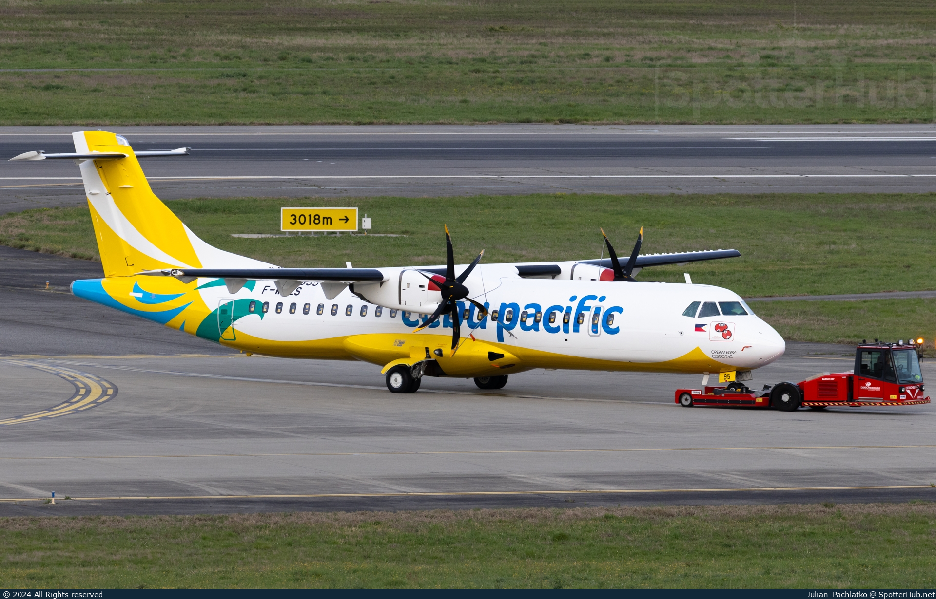 Photo of F-WWES - ATR 72-600 operated by Cebu Pacific (opb cebgo)