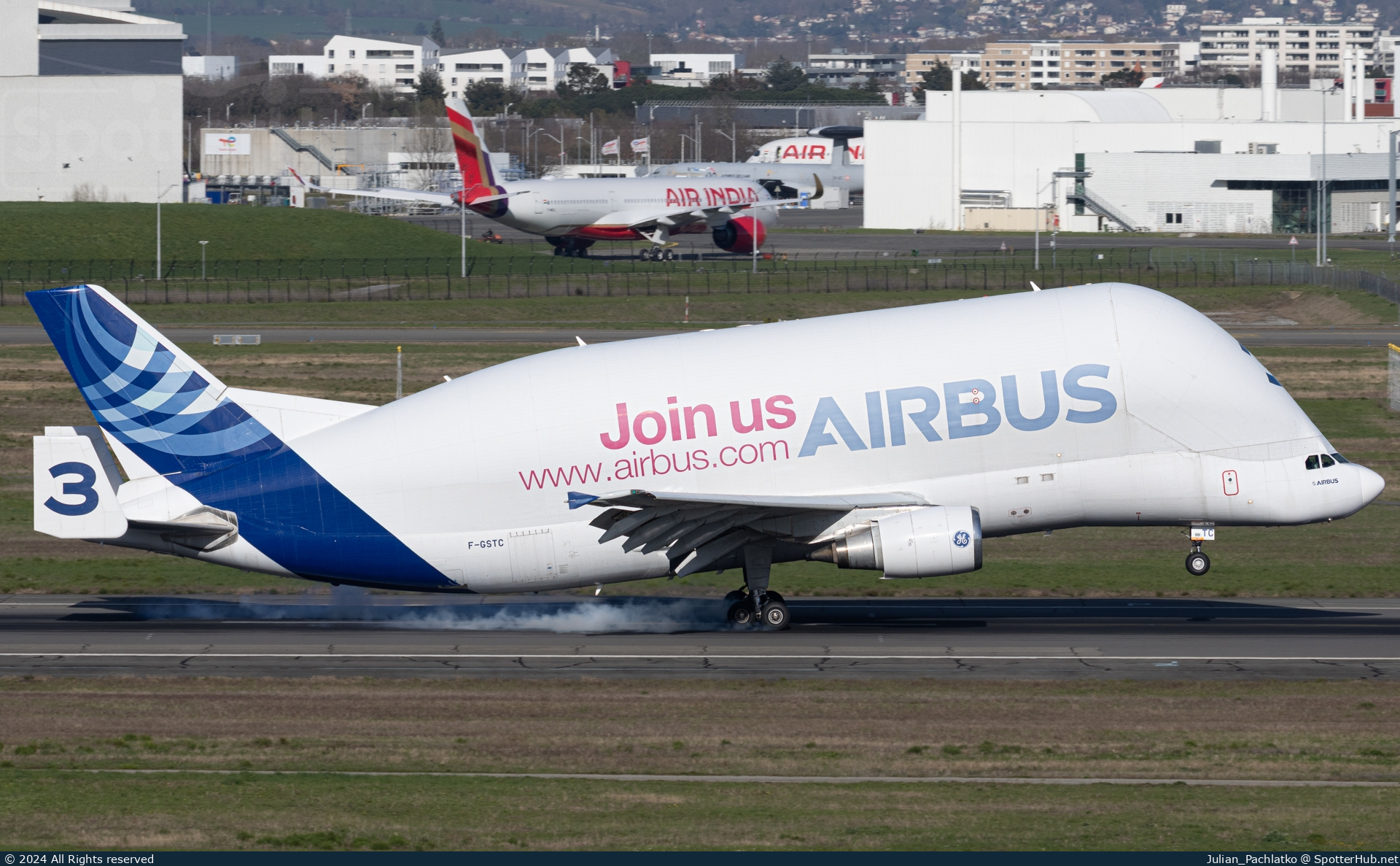 Photo of F-GSTC - Airbus A300-608ST Beluga operated by Airbus Transport International
