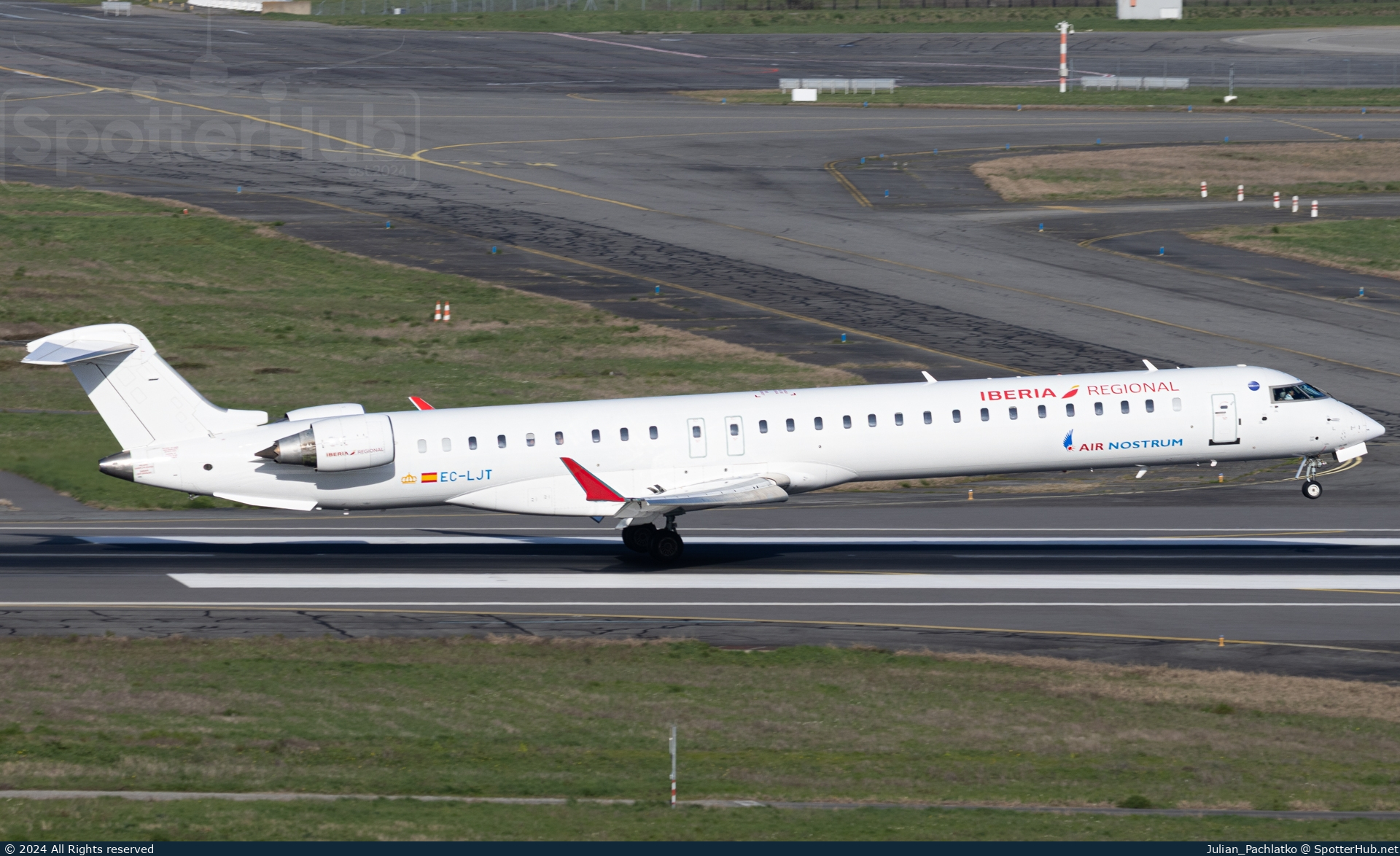 Photo of EC-LJT - Bombardier CRJ-1000 operated by Iberia Regional (opb Air Nostrum)