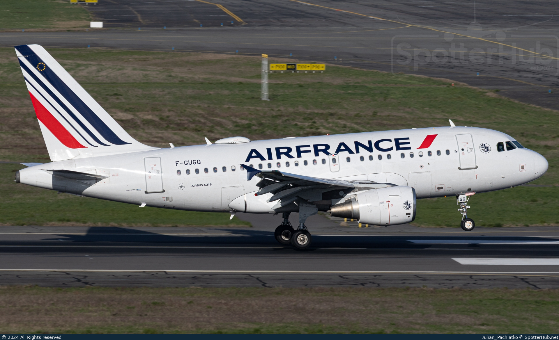 Photo of F-GUGQ - Airbus A318-111 operated by Air France