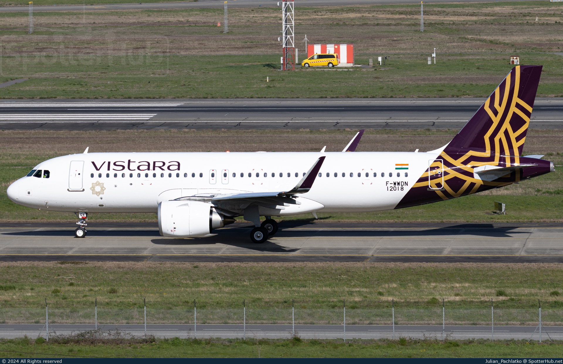 Photo of F-WWBN - Airbus A320-251N operated by Vistara