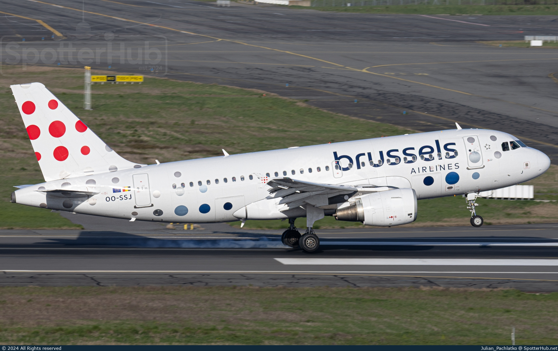 Photo of OO-SSJ - Airbus A319-111 operated by Brussels Airlines