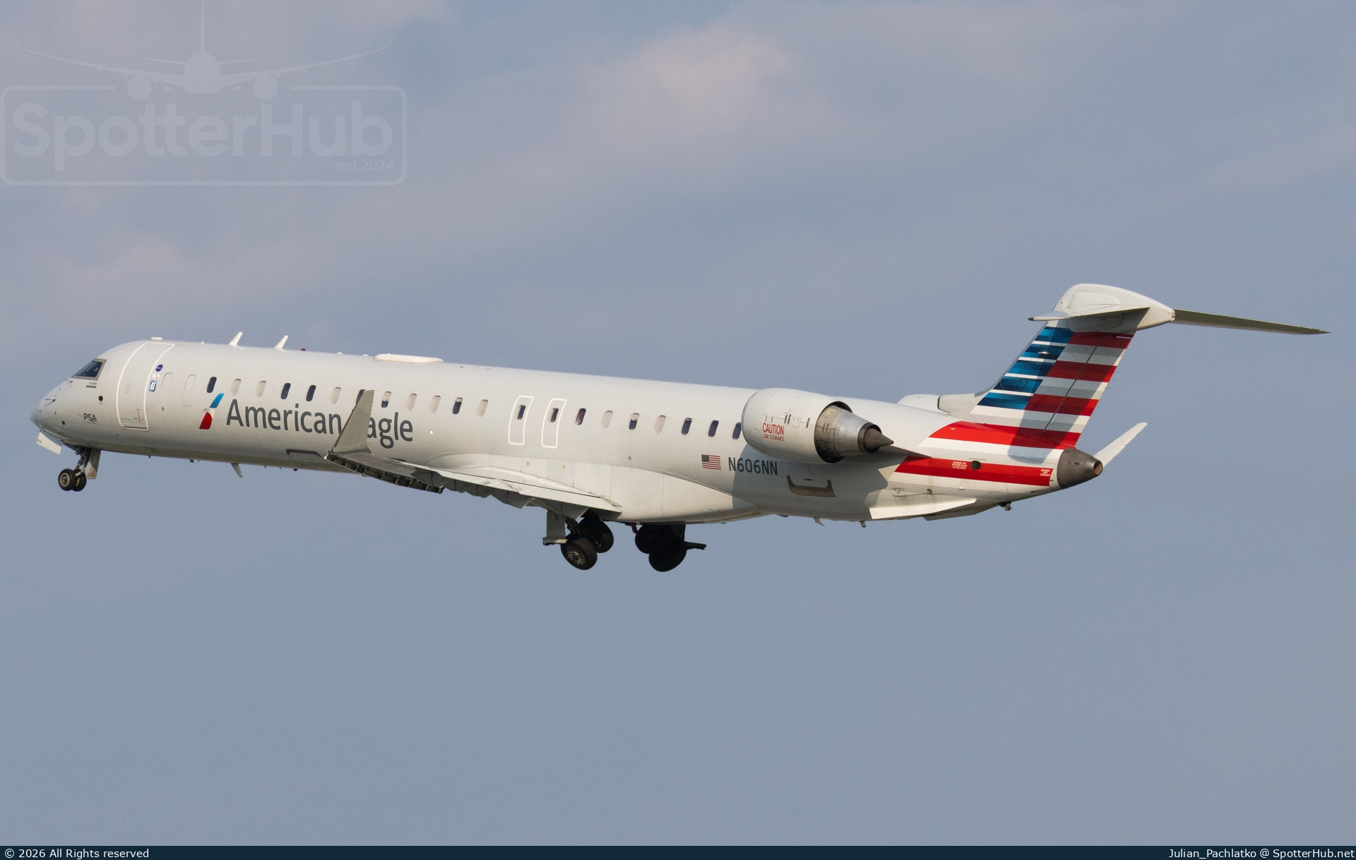 Photo of N606NN - Bombardier CRJ-900LR operated by American Eagle (opb PSA Airlines)