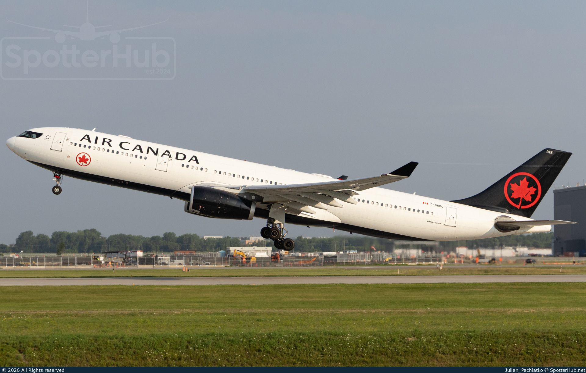 Photo of C-GHKC - Airbus A330-343 operated by Air Canada