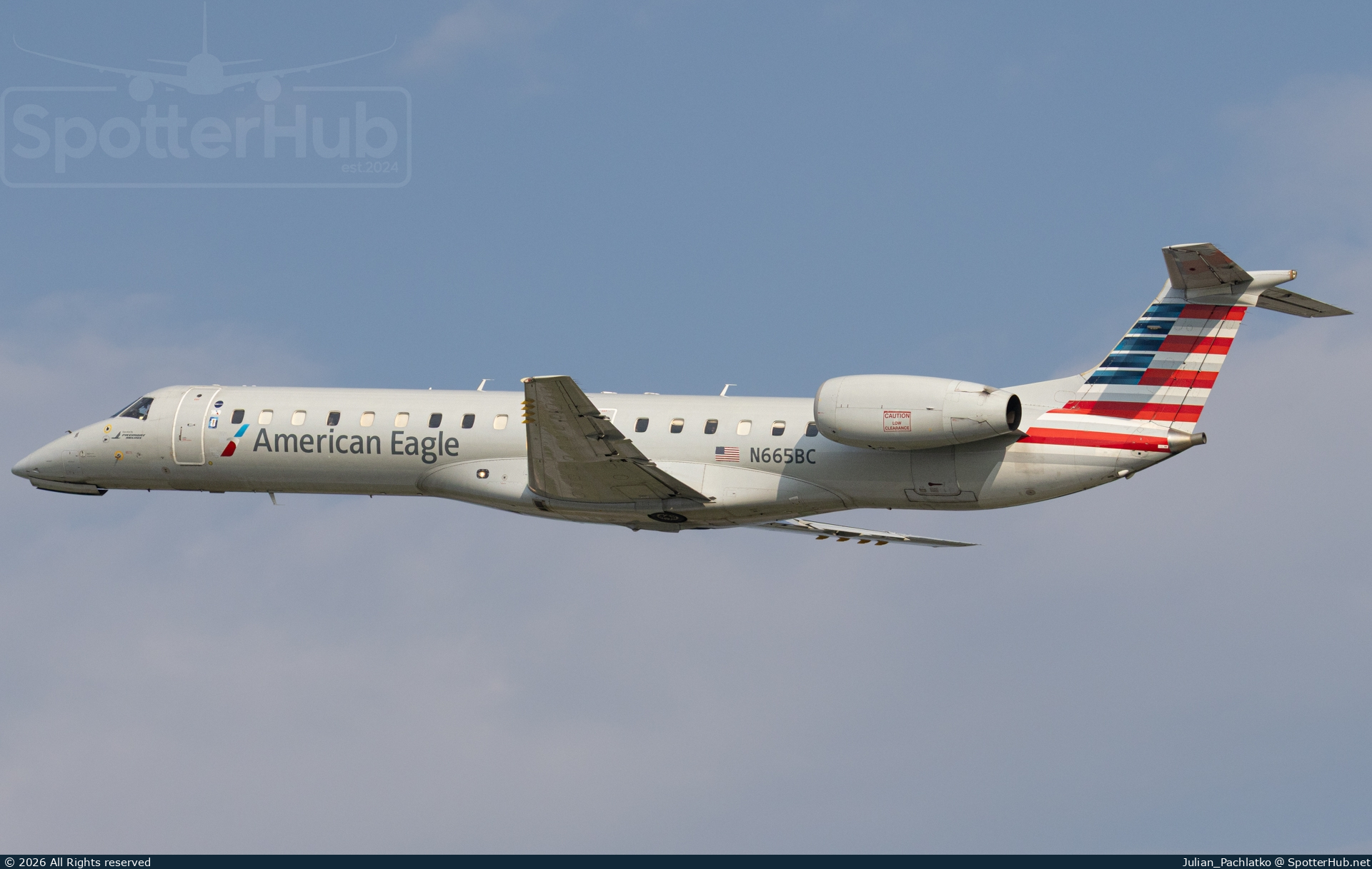 Photo of N665BC - Embraer ERJ-145LR operated by American Eagle (opb Piedmont Airlines)