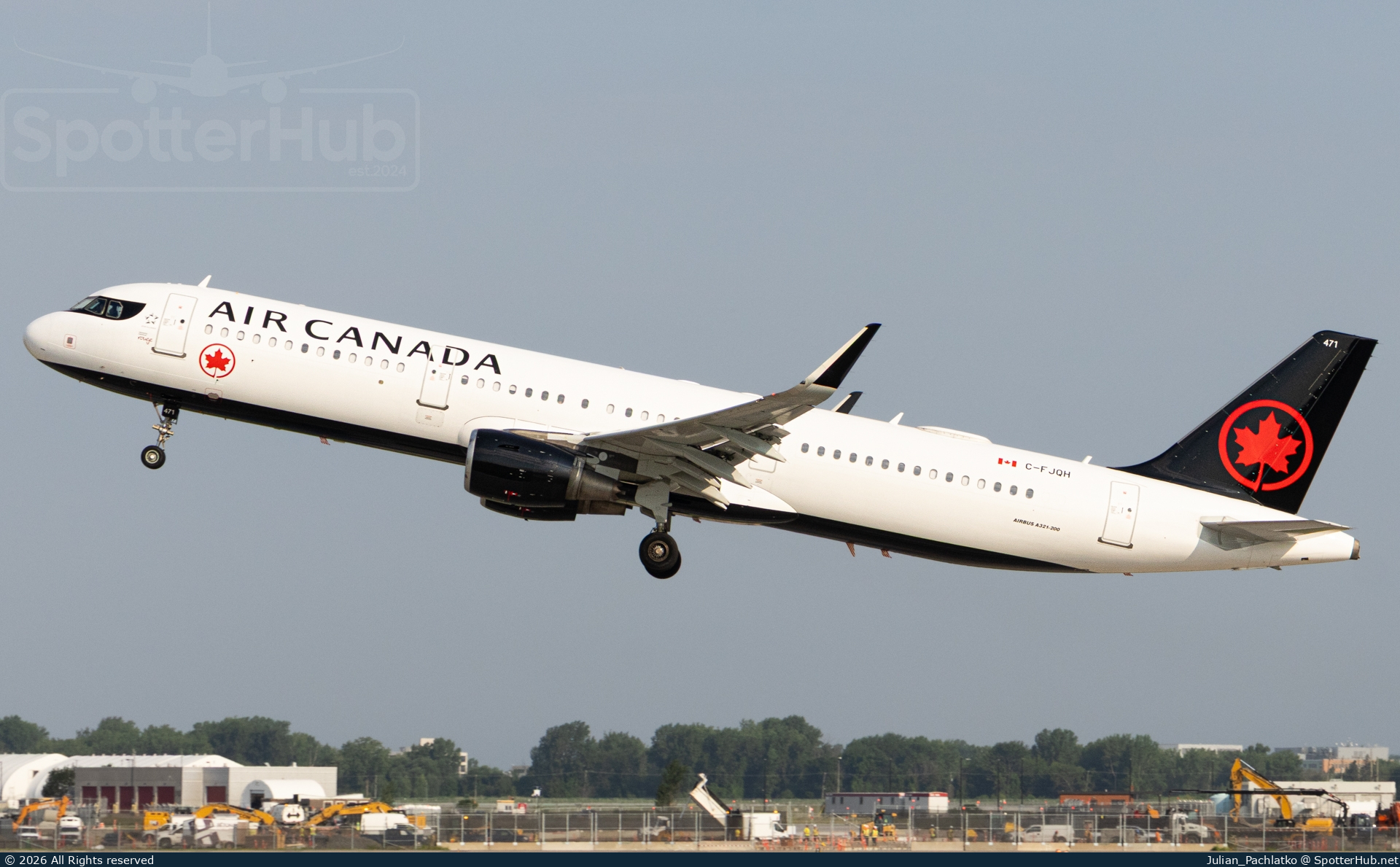 Photo of C-FJQH - Airbus A321-211 operated by Air Canada