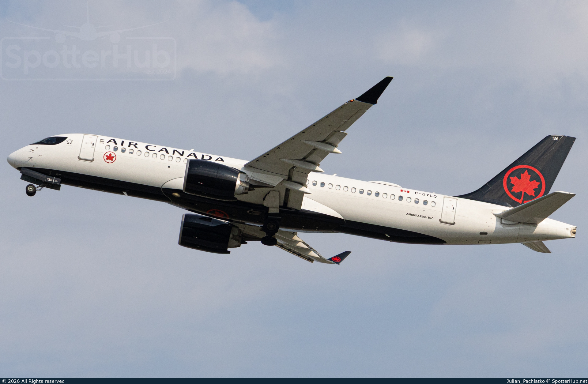 Photo of C-GYLQ - Airbus A220-300 operated by Air Canada