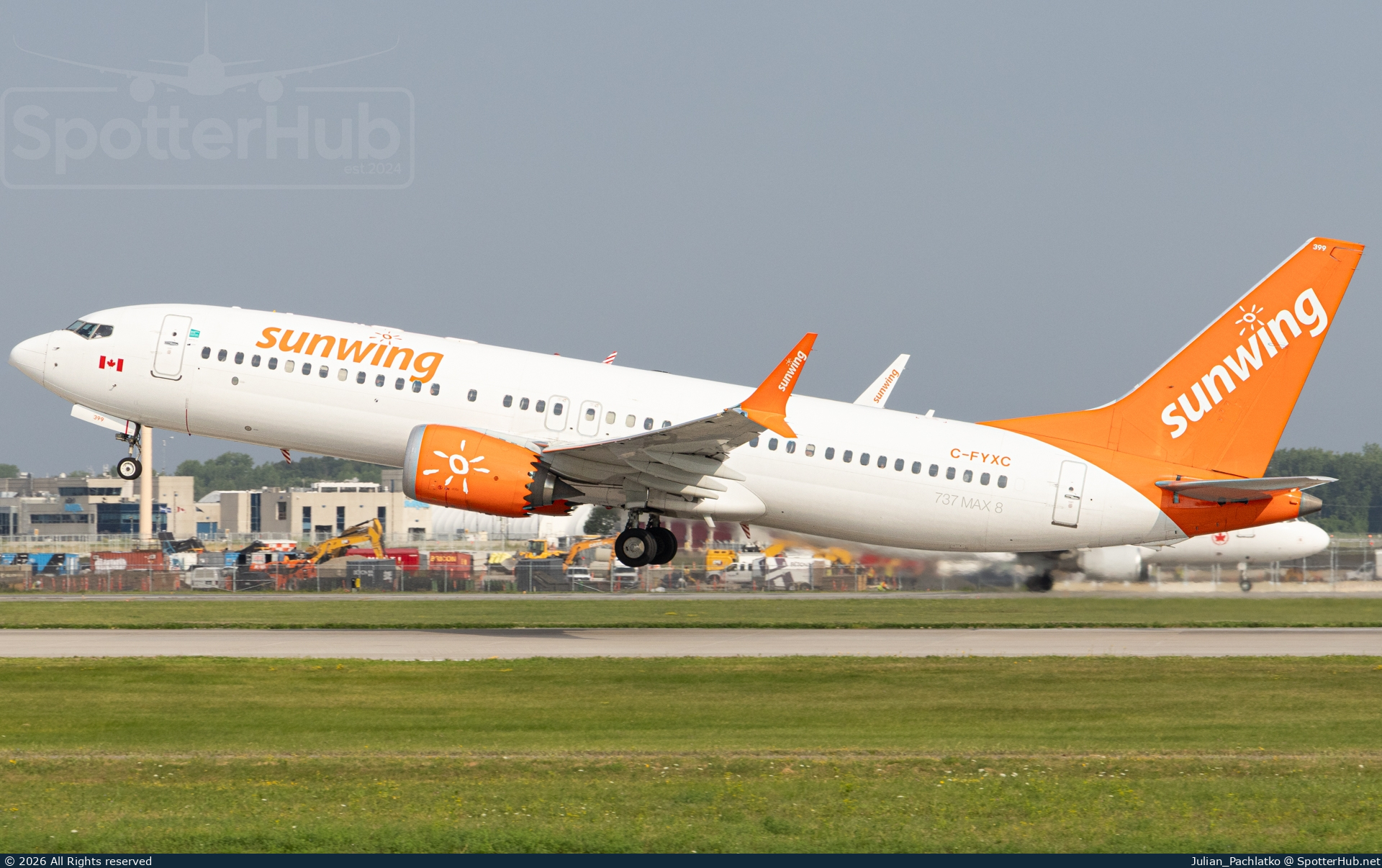 Photo of C-FYXC - Boeing 737 MAX 8 operated by Sunwing Airlines