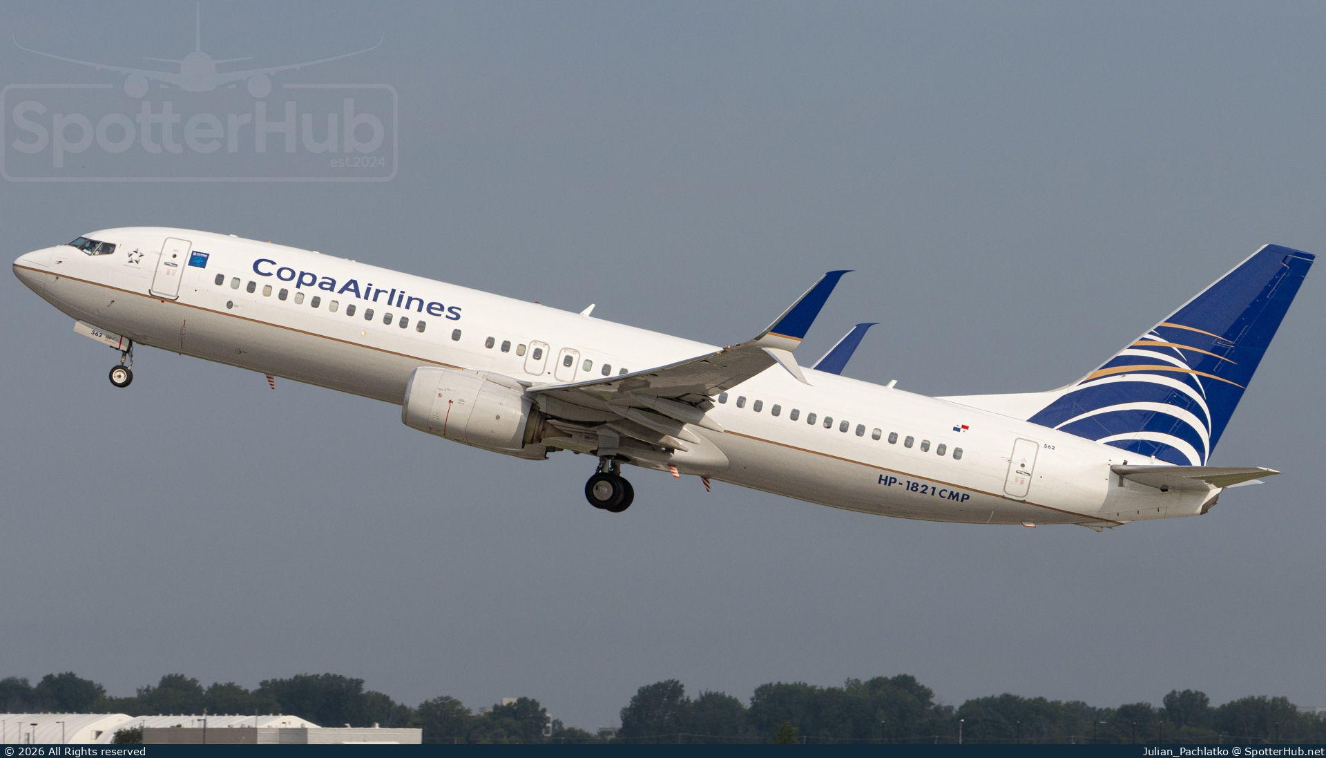 Photo of HP-1821CMP - Boeing 737-8V3 operated by Copa Airlines