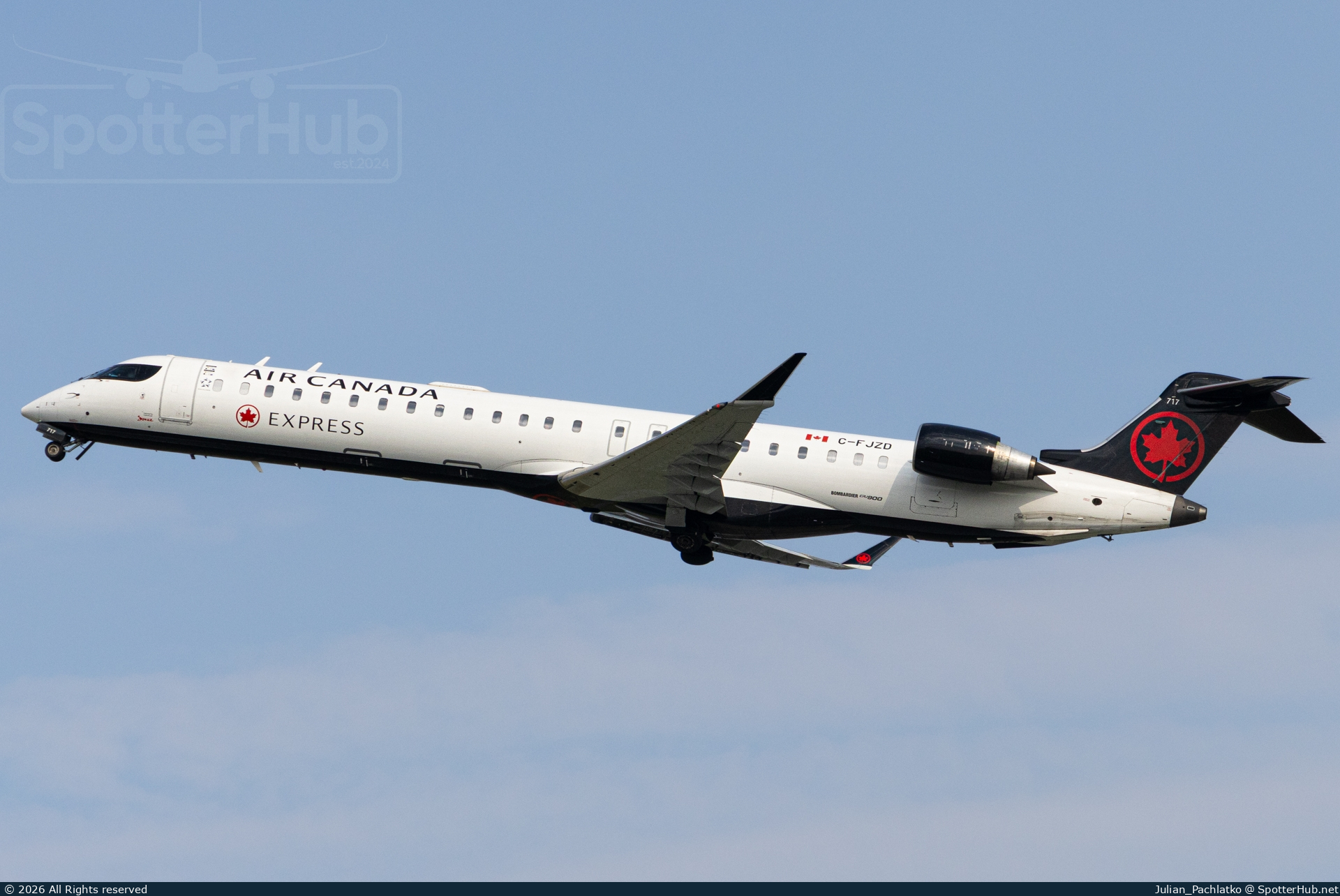 Photo of C-FJZD - Bombardier CRJ-900LR operated by Air Canada Express (opb Jazz Air)