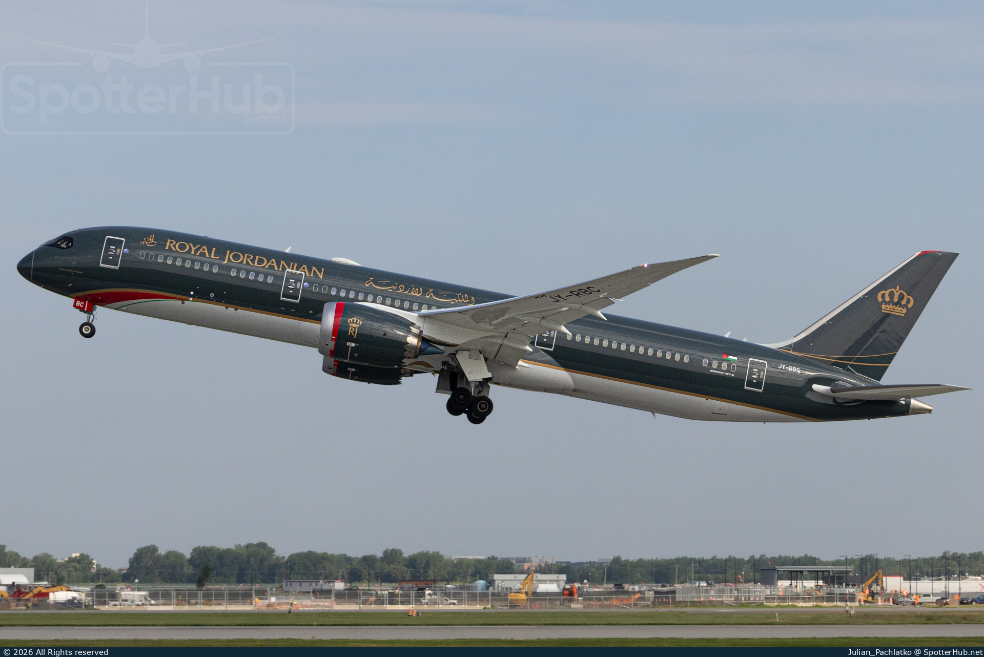 Photo of JY-RBC - Boeing 787-9 Dreamliner operated by Royal Jordanian Airlines