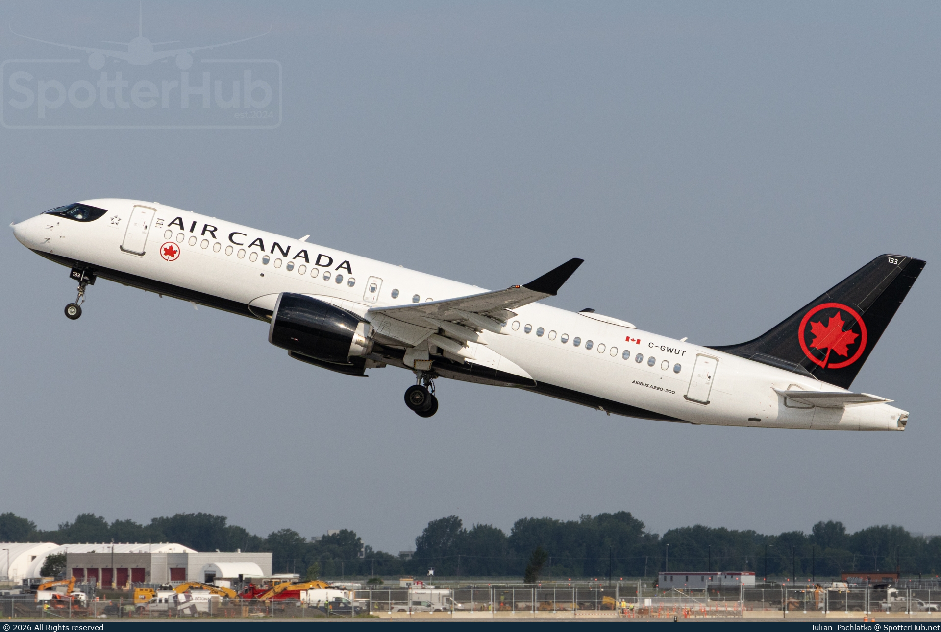 Photo of C-GWUT - Airbus A220-300 operated by Air Canada