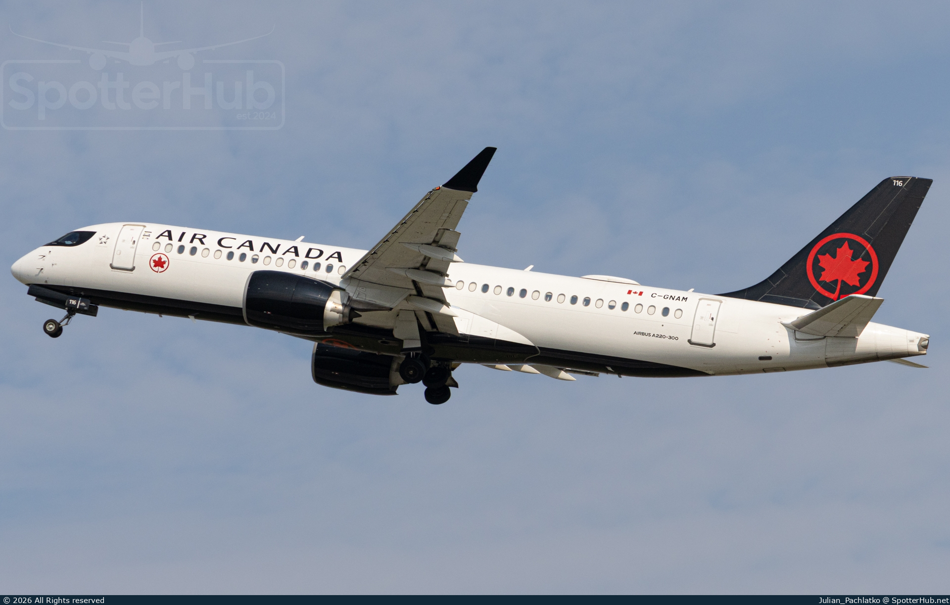 Photo of C-GNAM - Airbus A220-300 operated by Air Canada