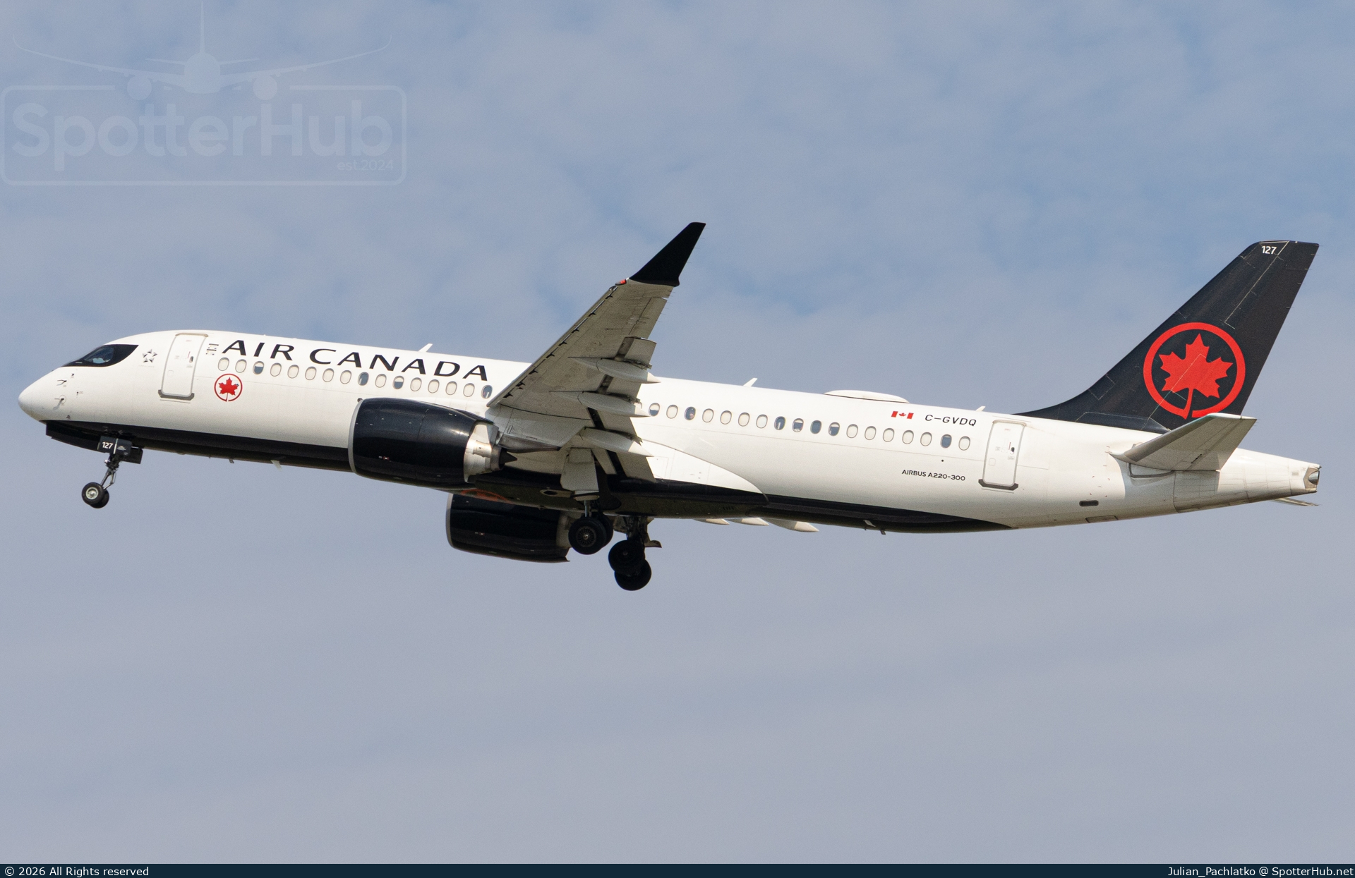 Photo of C-GVDQ - Airbus A220-300 operated by Air Canada