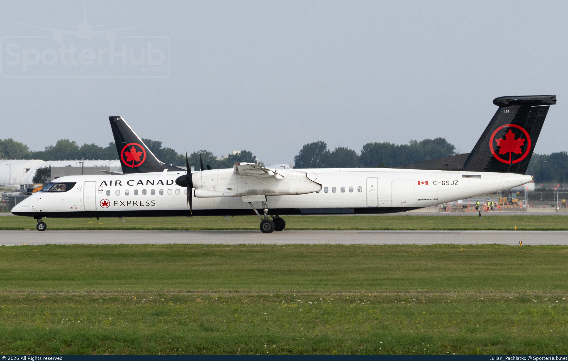 Photo of C-GSJZ - Bombardier DHC-8-402 Dash 8 Q400 operated by Air Canada Express (opb Jazz Air)