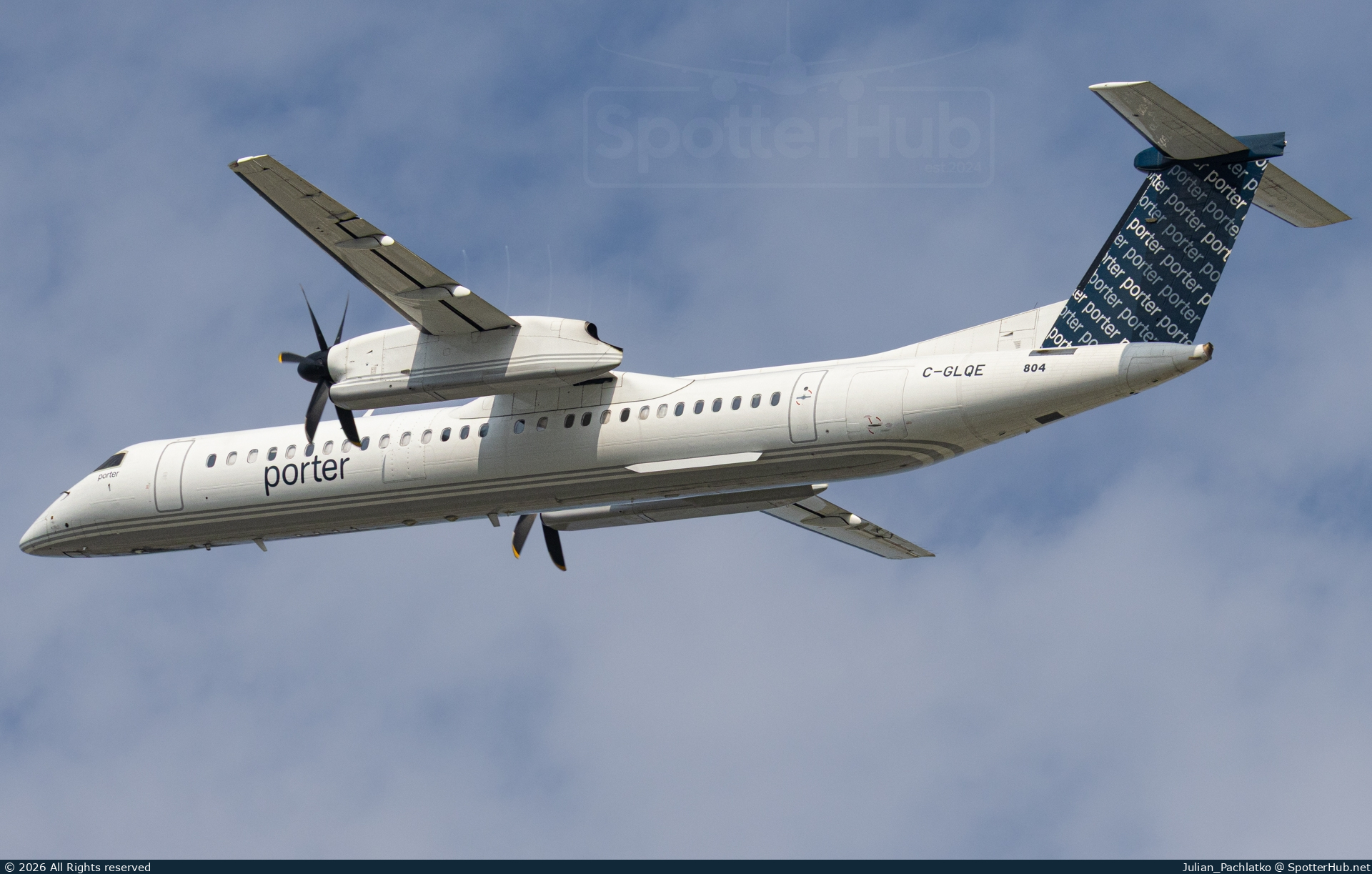Photo of C-GLQE - Bombardier DHC-8-402 Dash 8 Q400 operated by Porter Airlines
