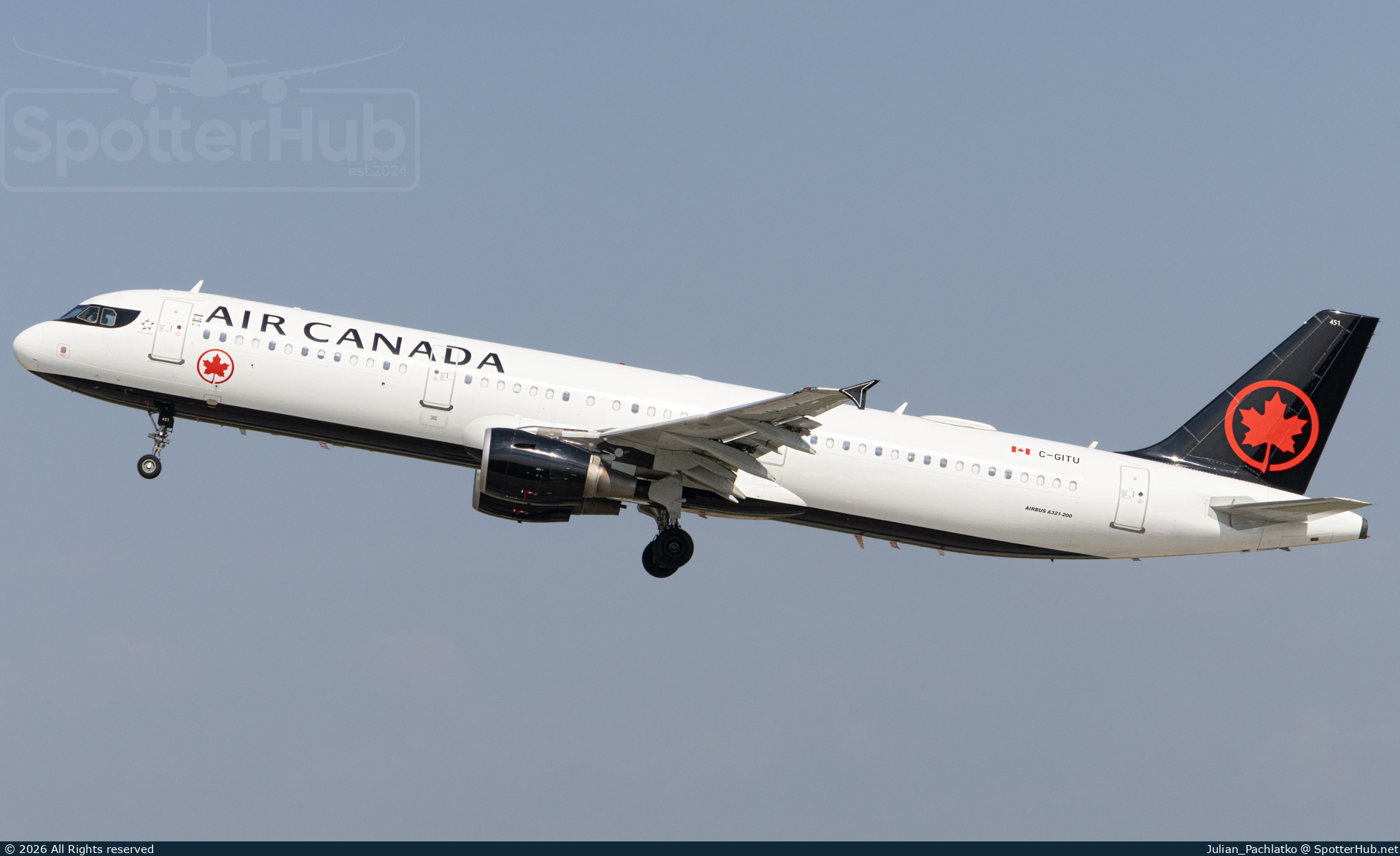Photo of C-GITU - Airbus A321-211 operated by Air Canada