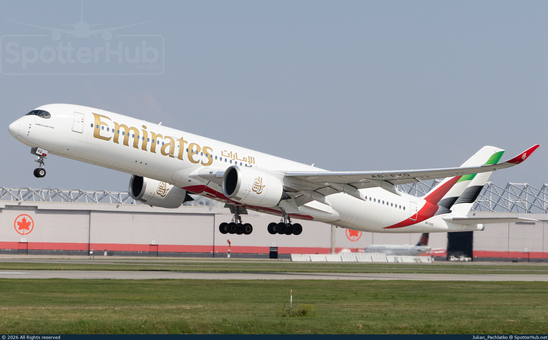 Photo of A6-EXQ - Airbus A350-941 operated by Emirates