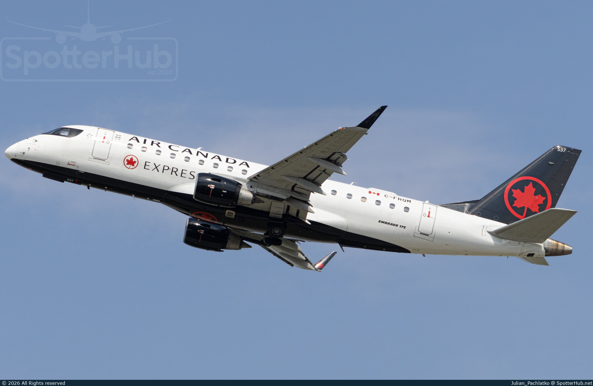 Photo of C-FRQM - Embraer ERJ-175SU operated by Air Canada Express (opb Jazz Air)