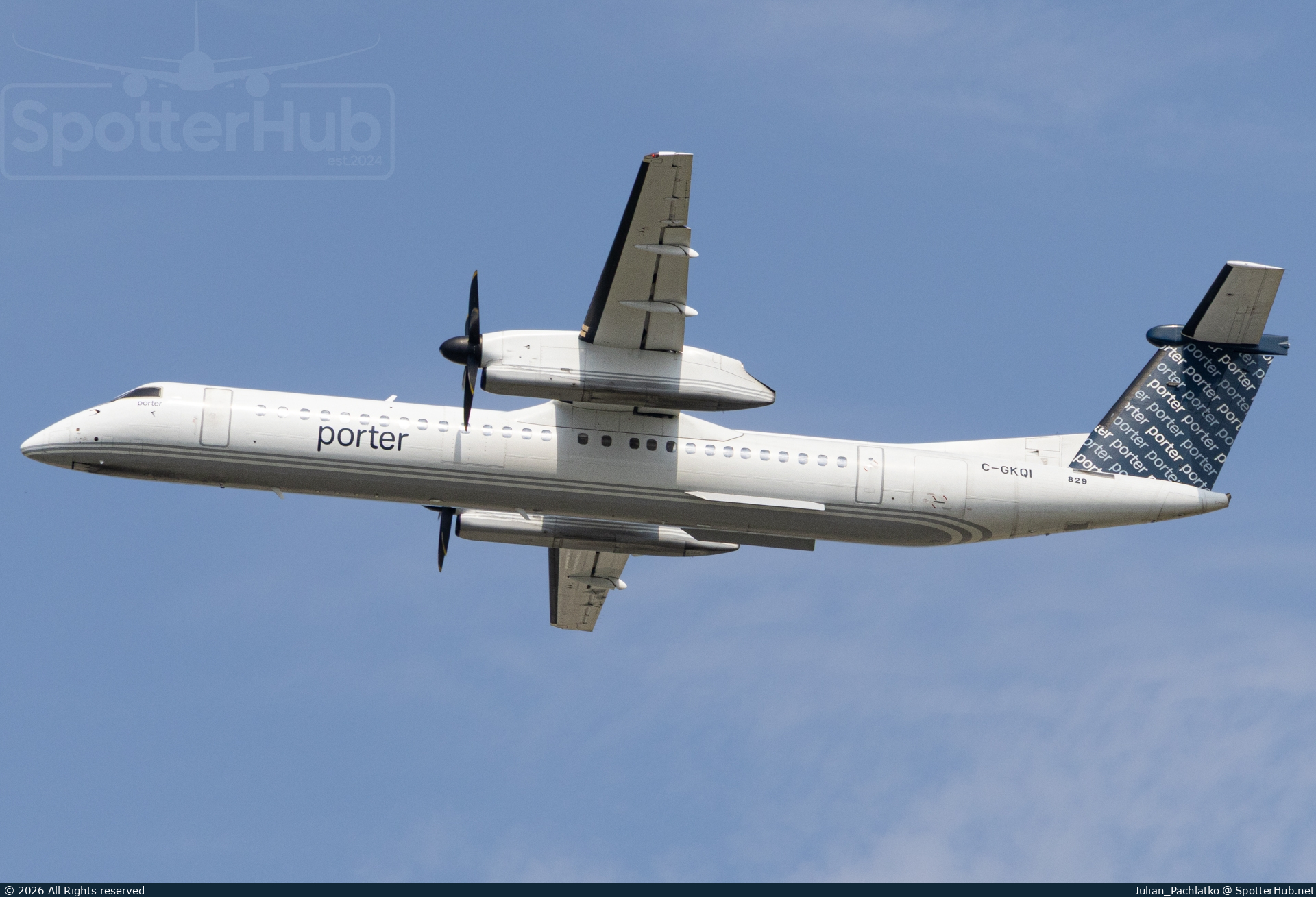 Photo of C-GKQI - Bombardier DHC-8-402 Dash 8 Q400 operated by Porter Airlines