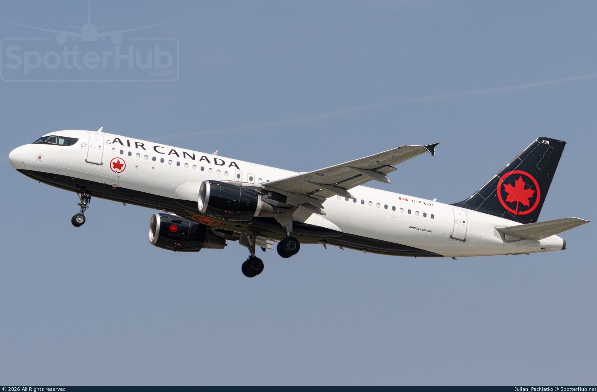 Photo of C-FXCD - Airbus A320-214 operated by Air Canada