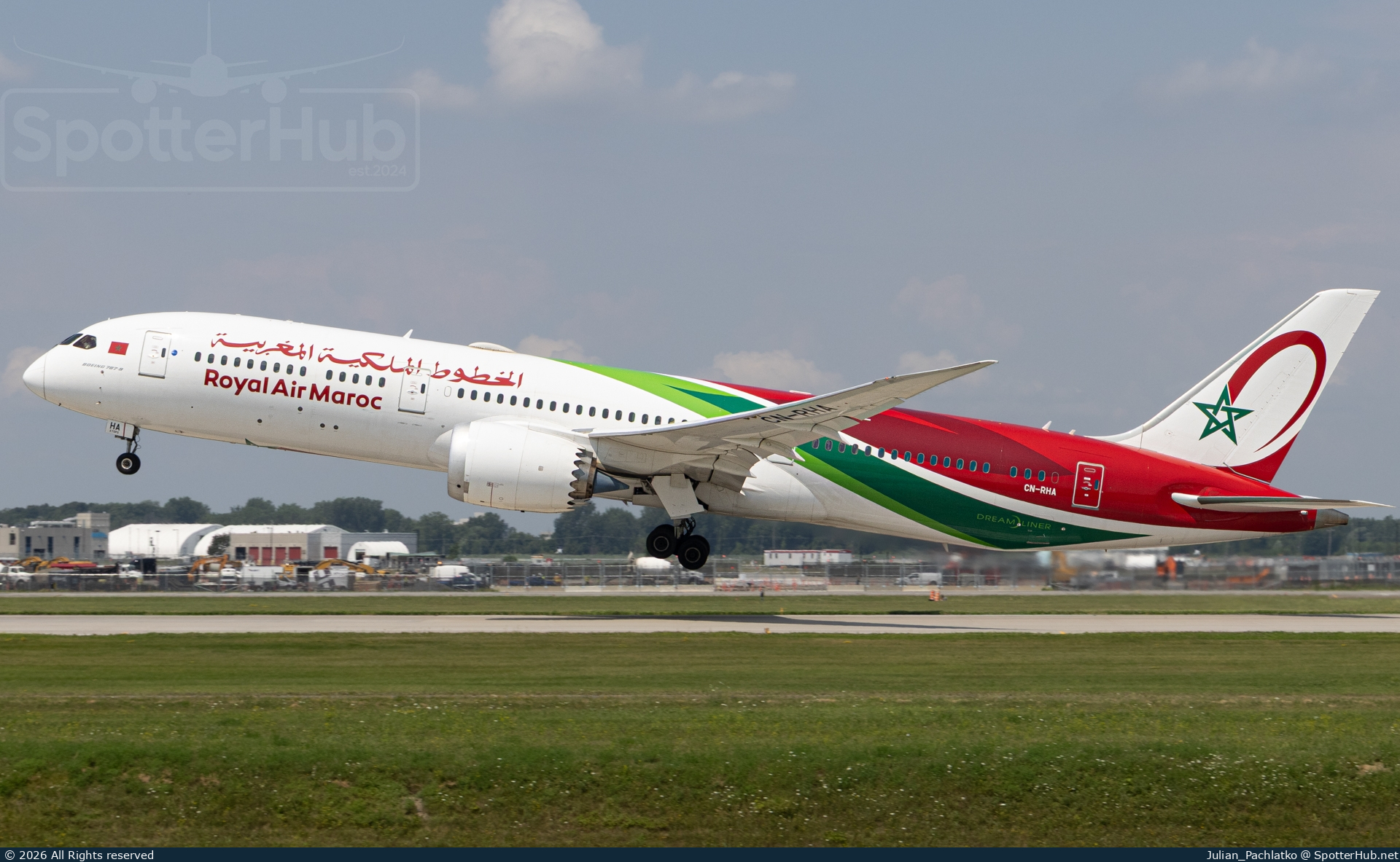 Photo of CN-RHA - Boeing 787-9 Dreamliner operated by Royal Air Maroc