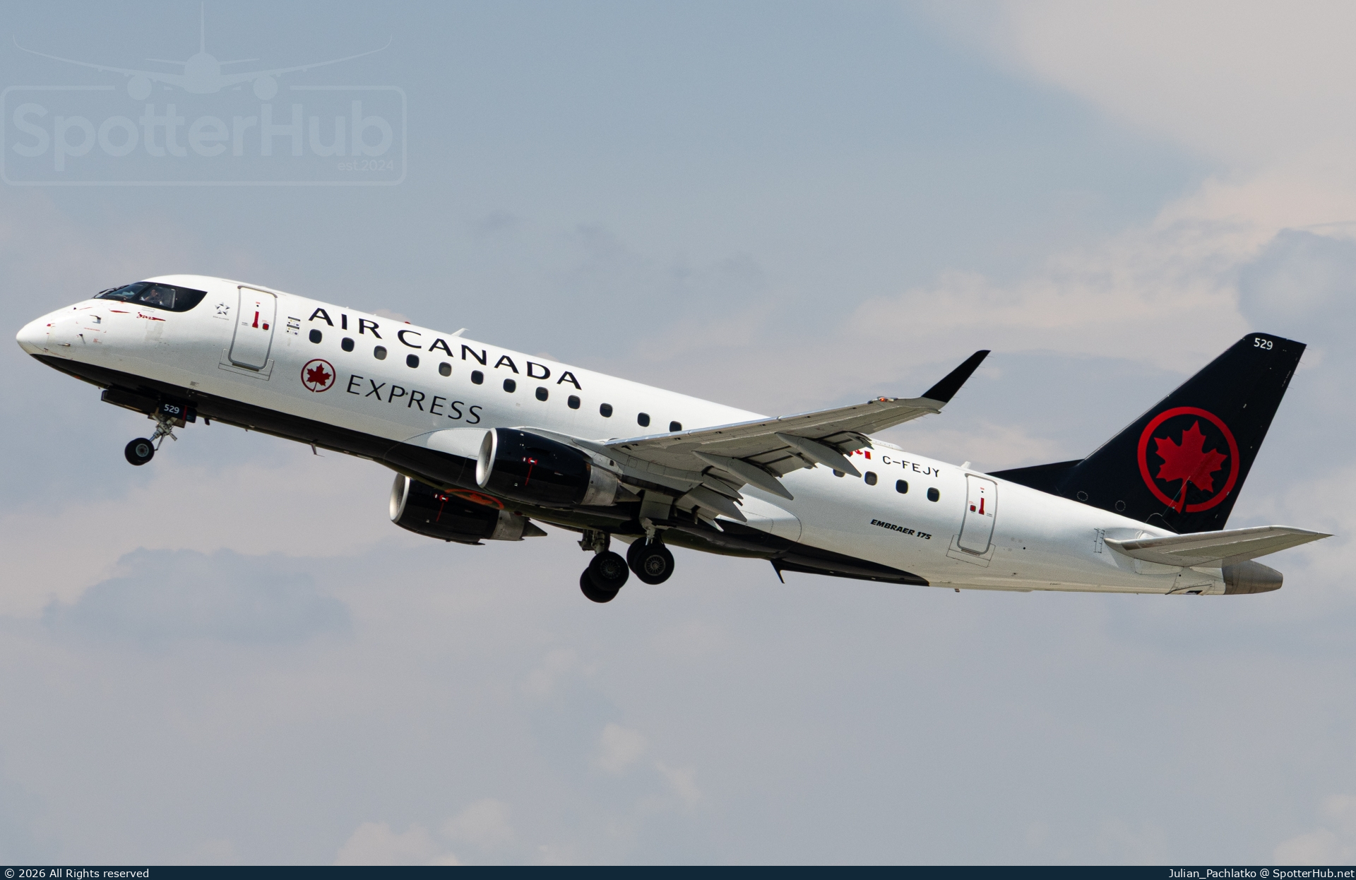 Photo of C-FEJY - Embraer ERJ-175SU operated by Air Canada Express (opb Jazz Air)