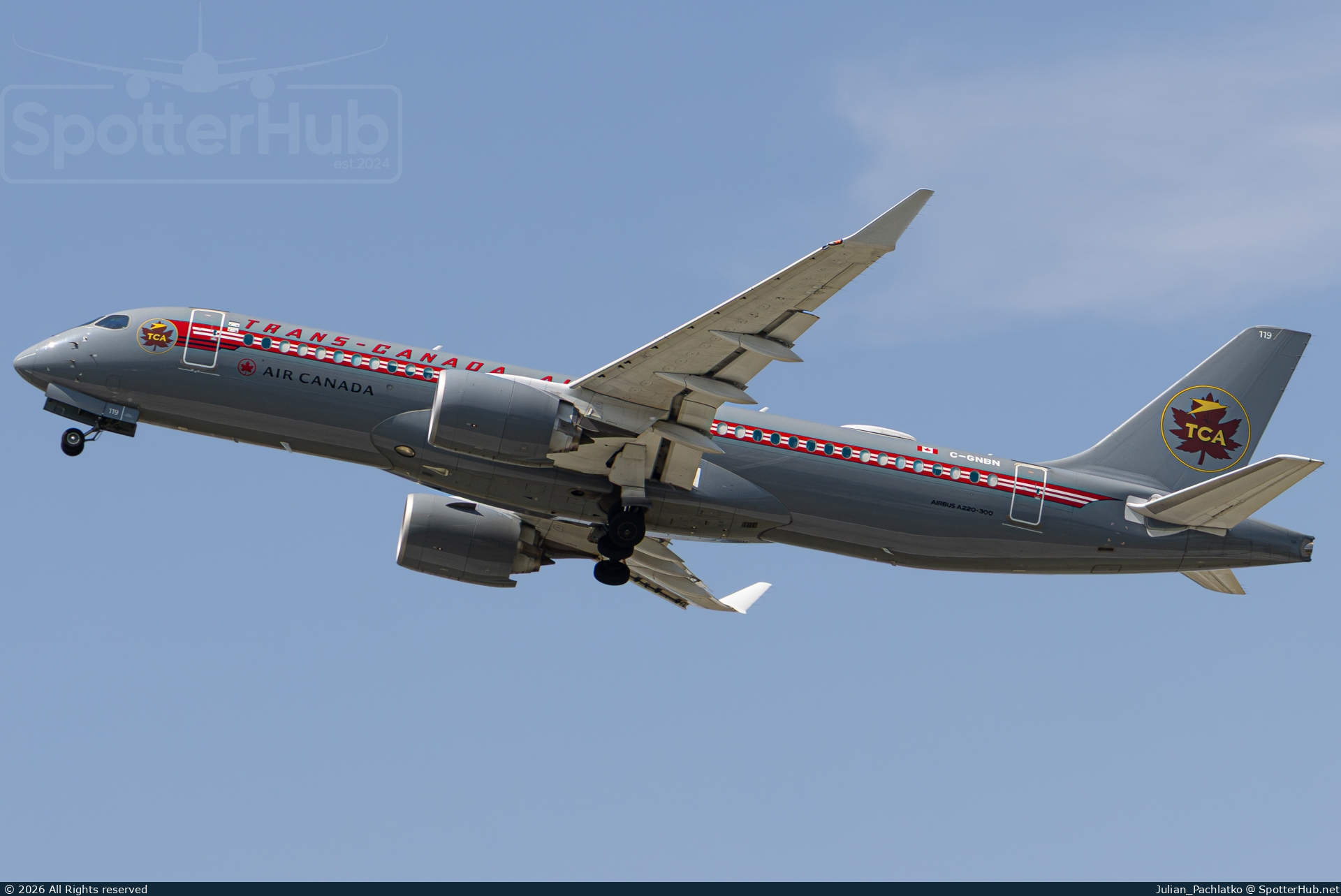 Photo of C-GNBN - Airbus A220-300 operated by Air Canada