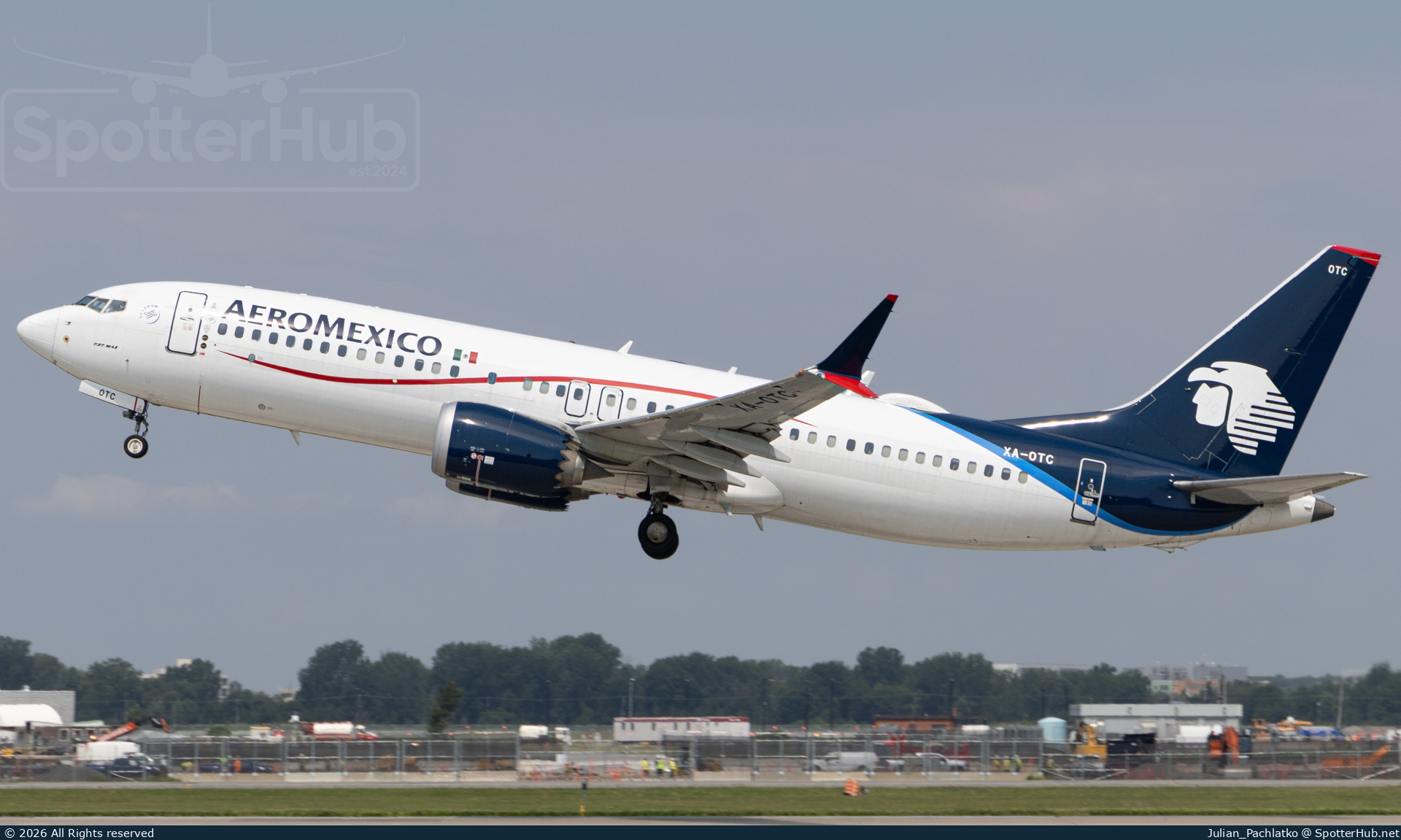 Photo of XA-OTC - Boeing 737 MAX 8 operated by Aeroméxico