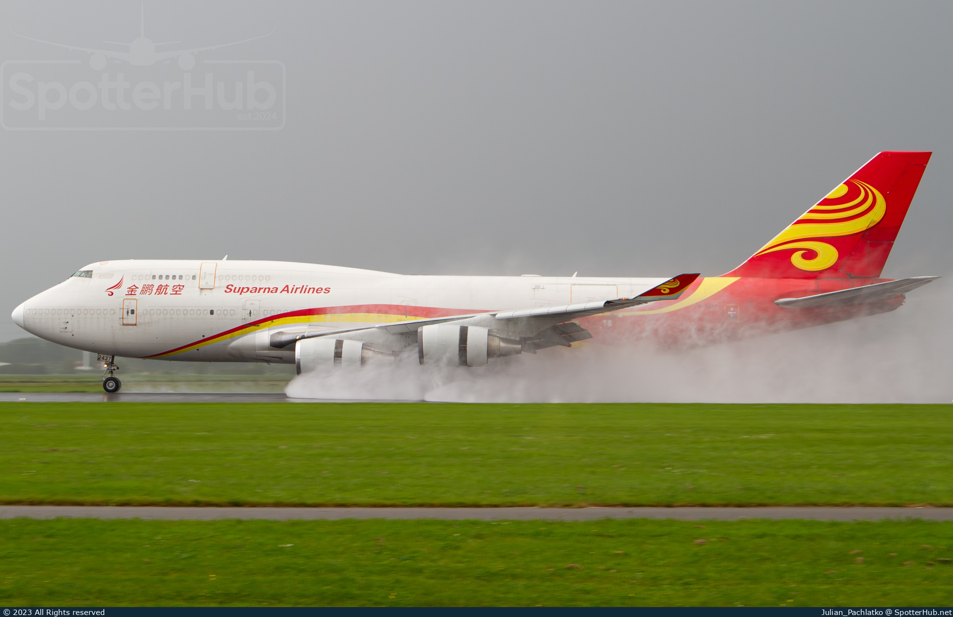 Photo of B-2437 - Boeing 747-481(BDSF) operated by Suparna Airlines
